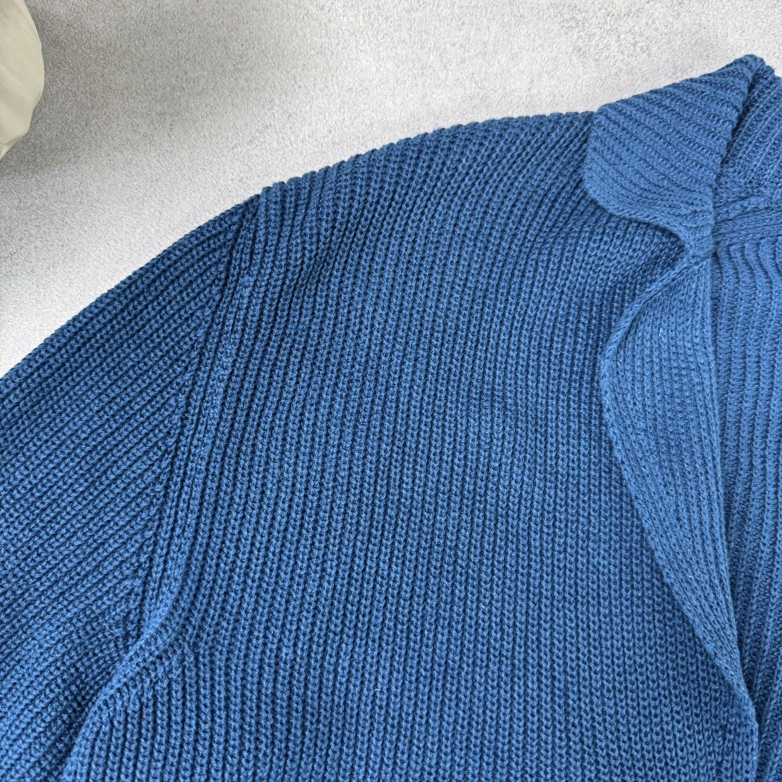 Zanone Zanone Men Cardigan Made In Italy Linen/Cotton Blue Size 48 Size US M / EU 48-50 / 2 - 2 Thumbnail