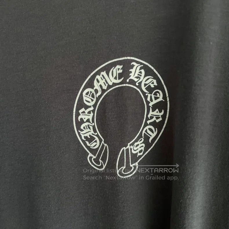 Chrome Hearts CHROME HEARTS Size L Grey horseshoe T-bar short sleeve Size US L / EU 52-54 / 3 - 3 Thumbnail