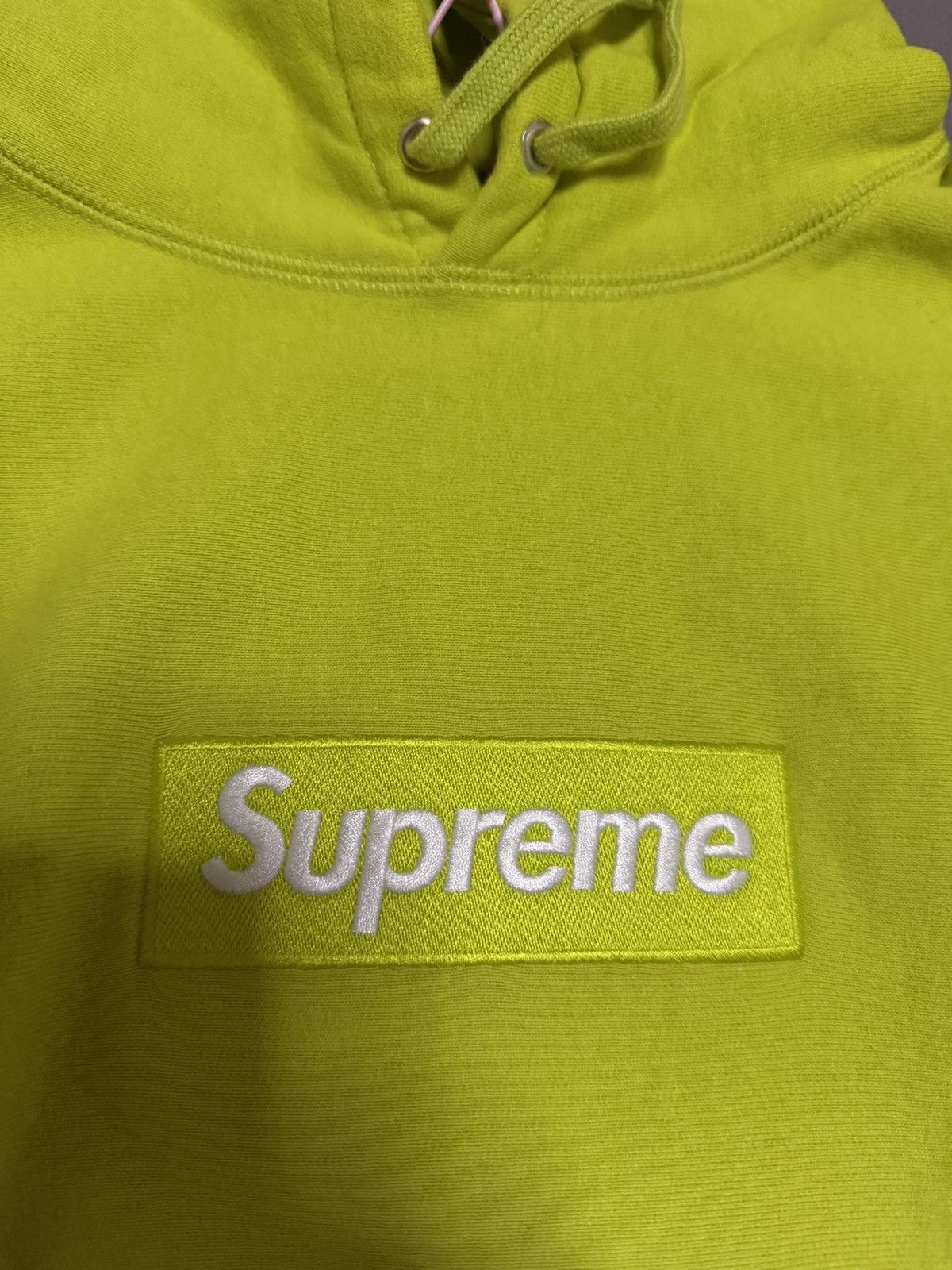 Supreme Supreme fw12 acid Green box logo hooded hoodie sweahoodie Size US L / EU 52-54 / 3 - 4 Thumbnail