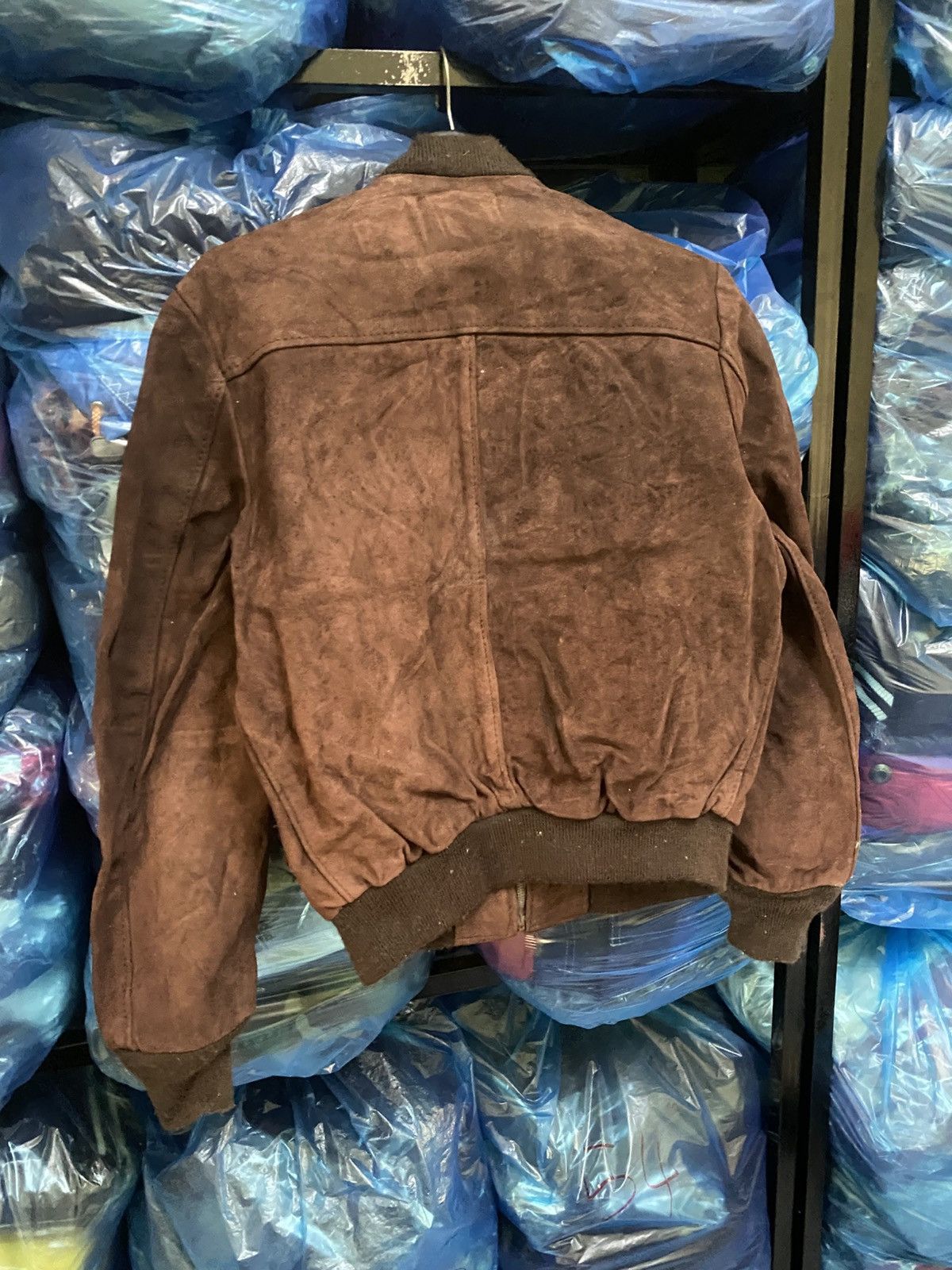 Schott Vintage Schott NYC Made in USA Brown Suede Bomber Jacket Size US S / EU 44-46 / 1 - 12 Thumbnail