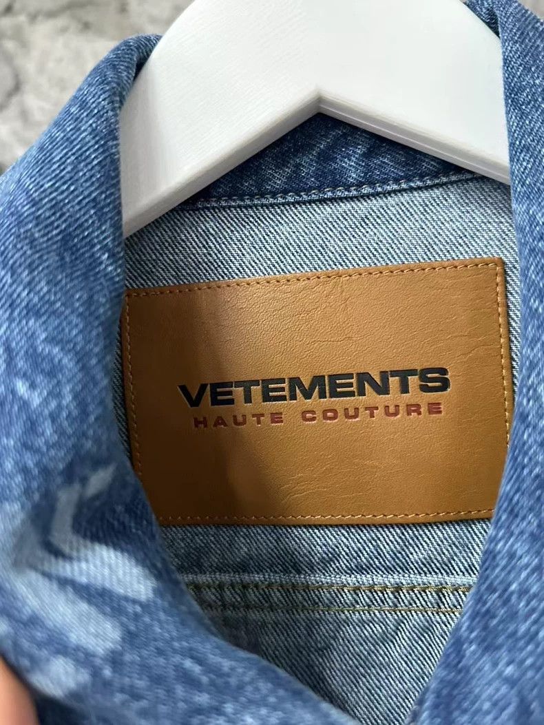 Vetements Vetements Bullet Screen Logo Denim Jacket Size US XS / EU 42 / 0 - 5 Thumbnail