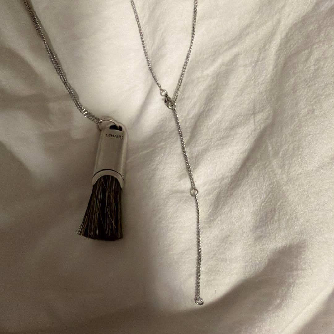 Lemaire LEMAIRE Brush Motif Necklace Silver One Size Size ONE SIZE - 3 Thumbnail