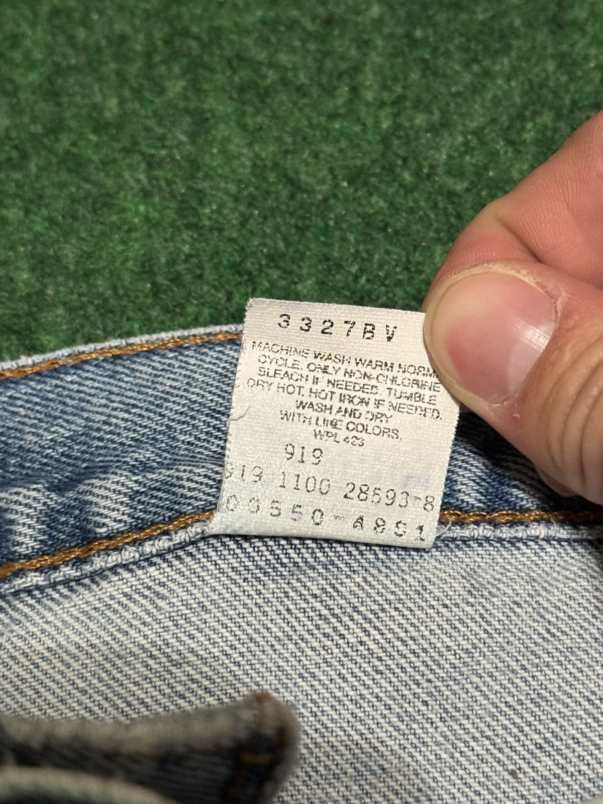 Levi's Vintage Clothing Levis 550 Relaxed Fit Light Wash 38x36 Wide Leg Y2K Jeans Size US 38 / EU 54 - 6 Thumbnail