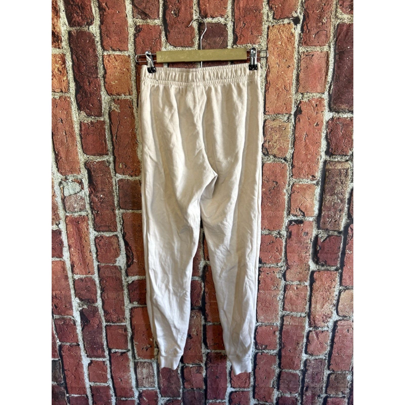 Nike Nike Sweatpants Women XS Tan Joggers Tapered Cotton Blend CJ7719-140 Athletic Pockets Drawstring Fleece Size 26" / US 2 / IT 38 - 2 Thumbnail