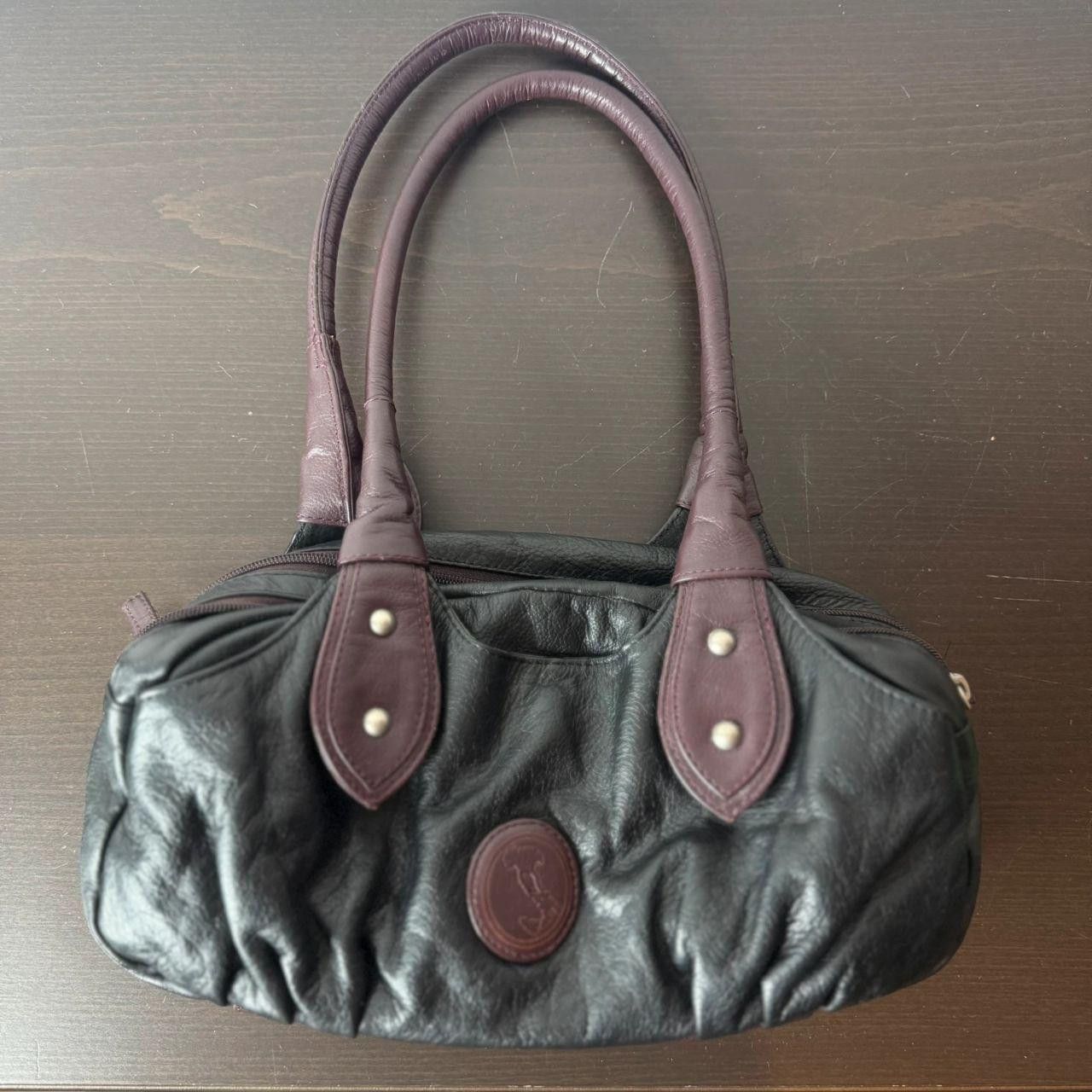 Vintage Vintage Real Leather Womans handbag black affilaction Size US S / EU 44-46 / 1 - 4 Thumbnail