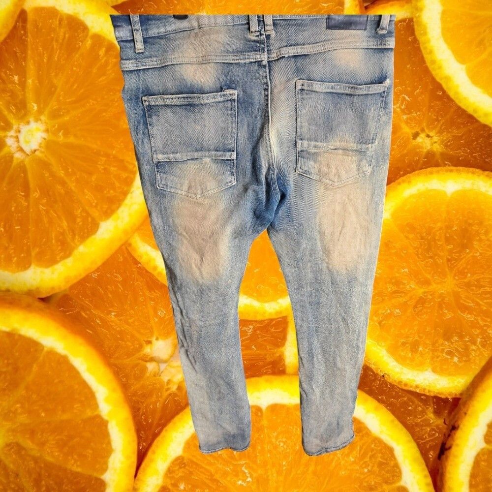 Other SPARK Distressed Ripped Jeans Bleach Wash Denim Fashion Pant Size US 32 / EU 48 - 5 Thumbnail