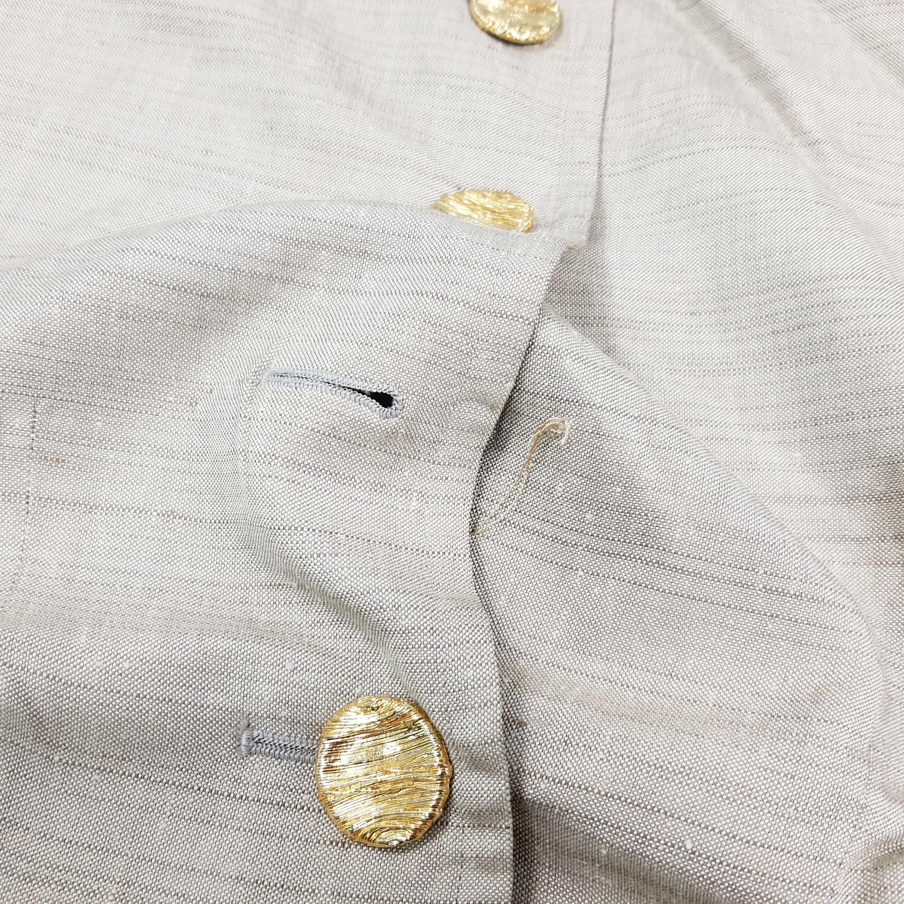 Yves Saint Laurent Vintage Yves Saint Laurent Rive Gauche Style Textured Blazer Size XS / US 0-2 / IT 36-38 - 9 Thumbnail