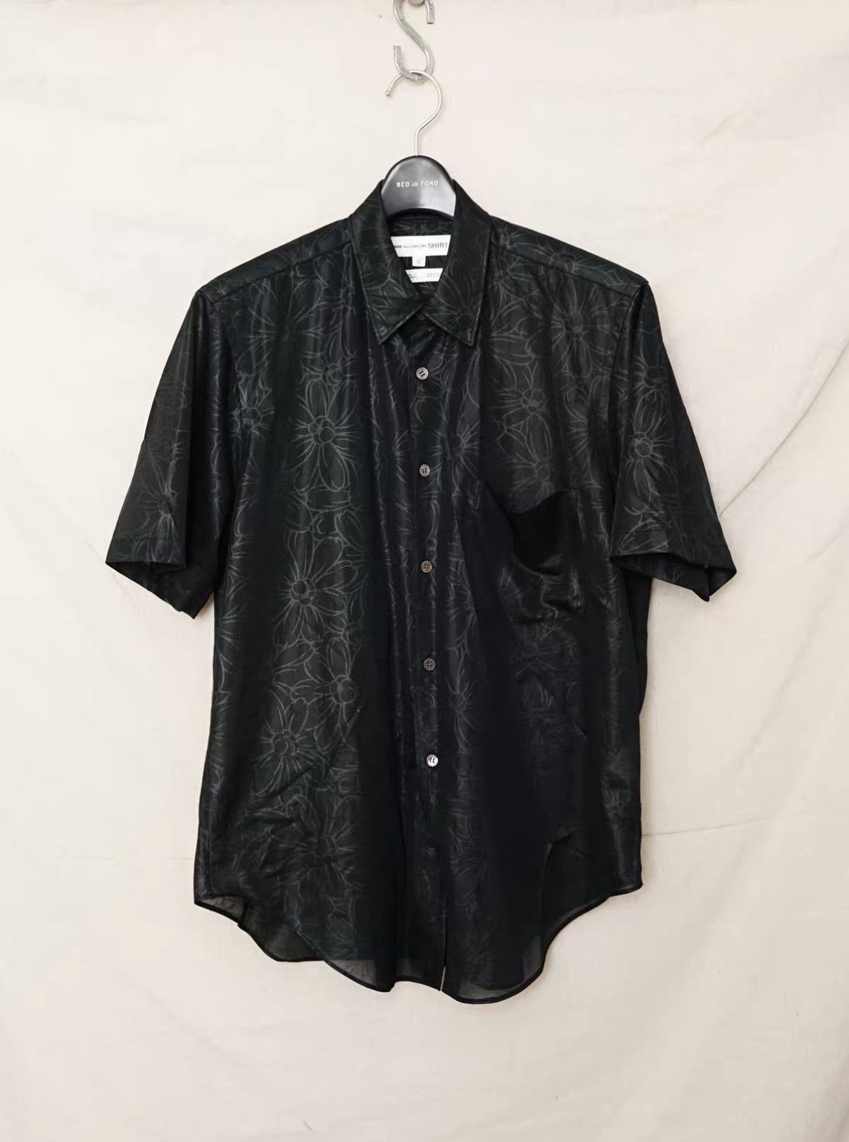 Comme des Garcons Comme des Garçons Loose Polyester Burnout Jacquard Short Size US S / EU 44-46 / 1 - 1 Thumbnail