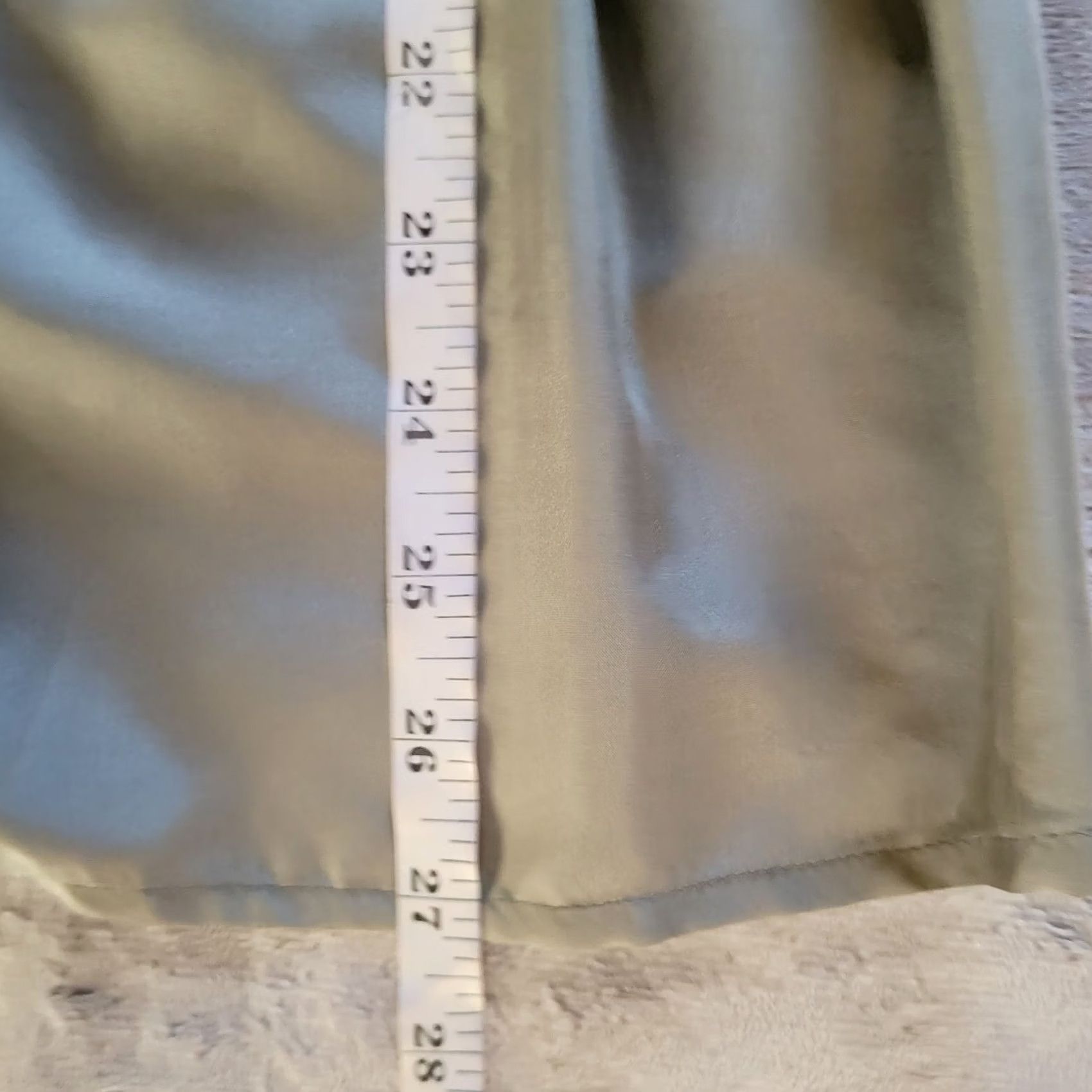 Vintage Edme & Esyllte Top Shirt Women 6 Gray Silk Asymmetrical Ruffle Sleeveless Office Size M / US 6-8 / IT 42-44 - 6 Thumbnail