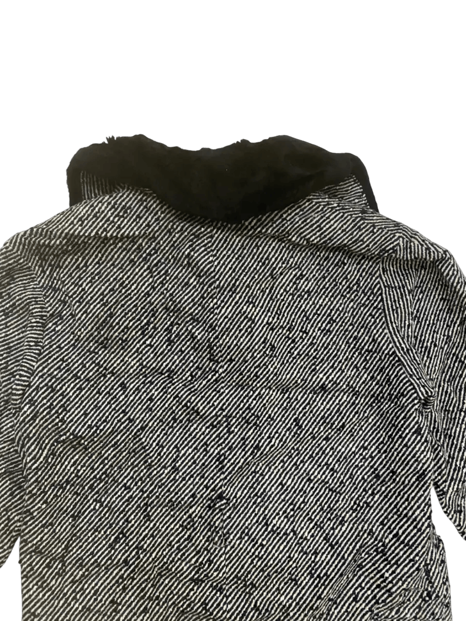 Dior AW07 DIOR WOOL HERRINGBONE TWEED COAT FUR COLLAR Size M / US 6-8 / IT 42-44 - 6 Thumbnail