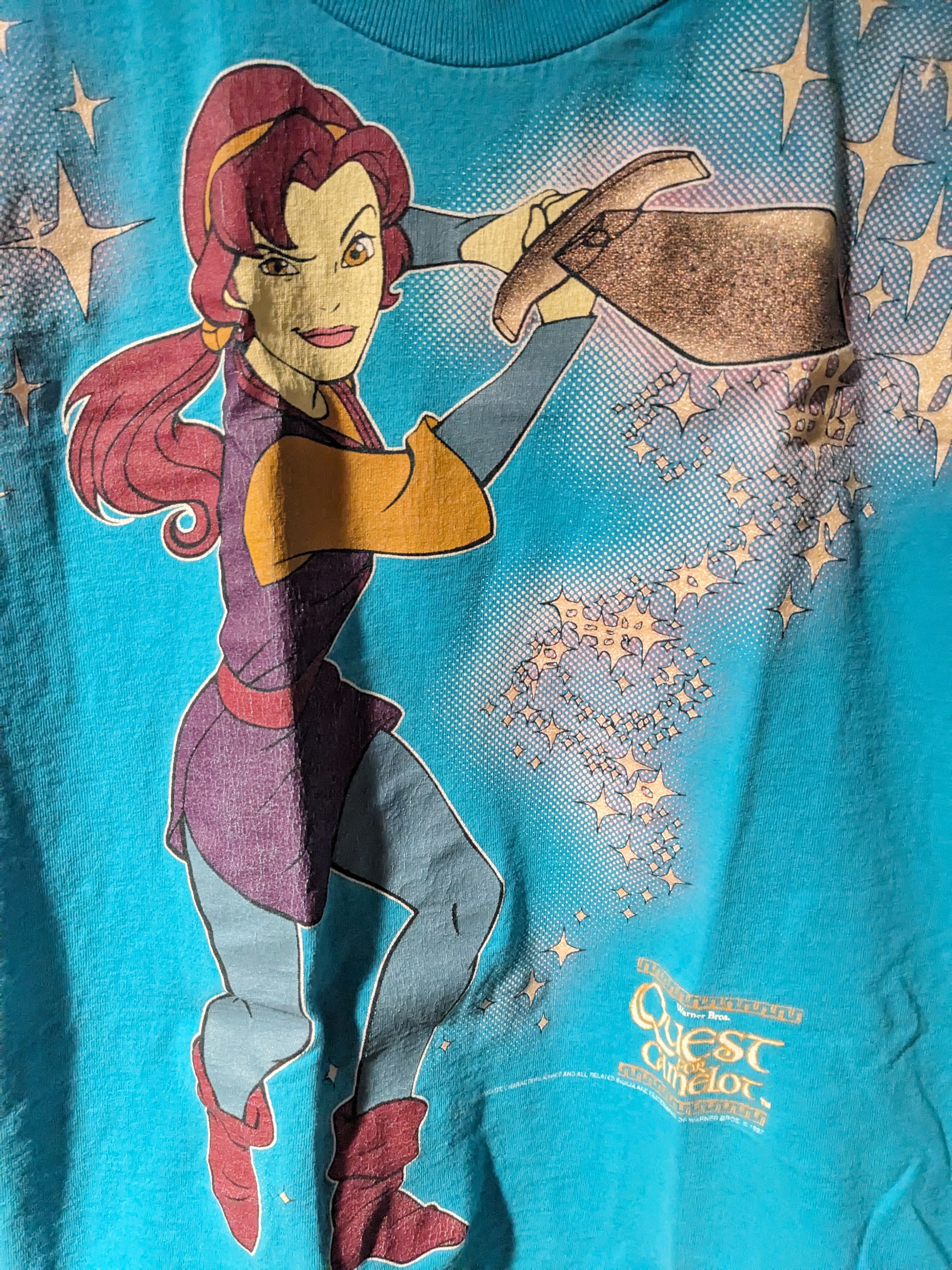 Disney × Vintage Vintage 1997 Quest for Camelot Disney YOUTH Medium T-Shirt Size US M / EU 48-50 / 2 - 2 Thumbnail