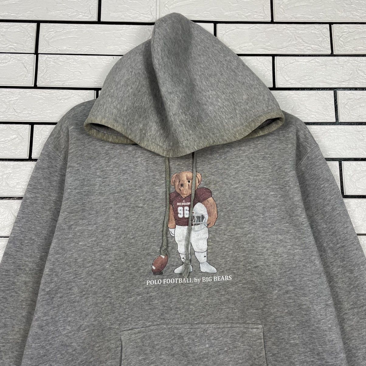 Japanese Brand Polo Football By Big Bear Pullover Hoodie Size US M / EU 48-50 / 2 - 2 Thumbnail