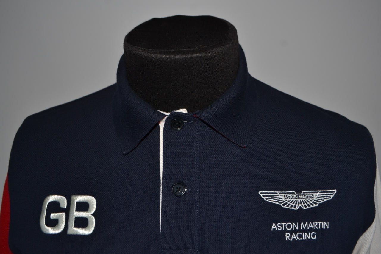 Hackett Hackett Aston Martin Racing Mens Blue Polo Shirt Size L Size US L / EU 52-54 / 3 - 3 Thumbnail