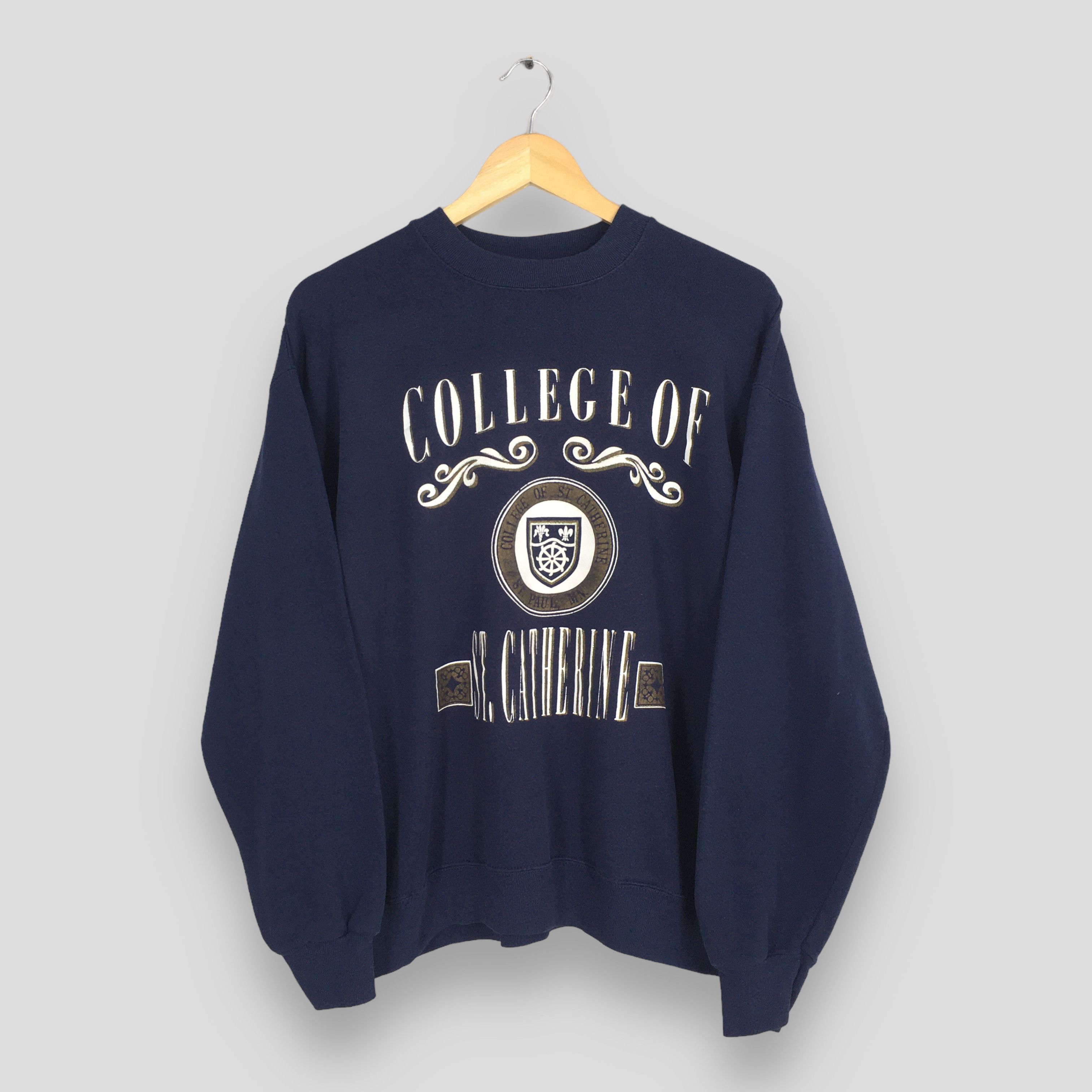 Other Vintage 90s St. Catherine College St. Kate's Sweater Large Size US L / EU 52-54 / 3 - 1 Thumbnail