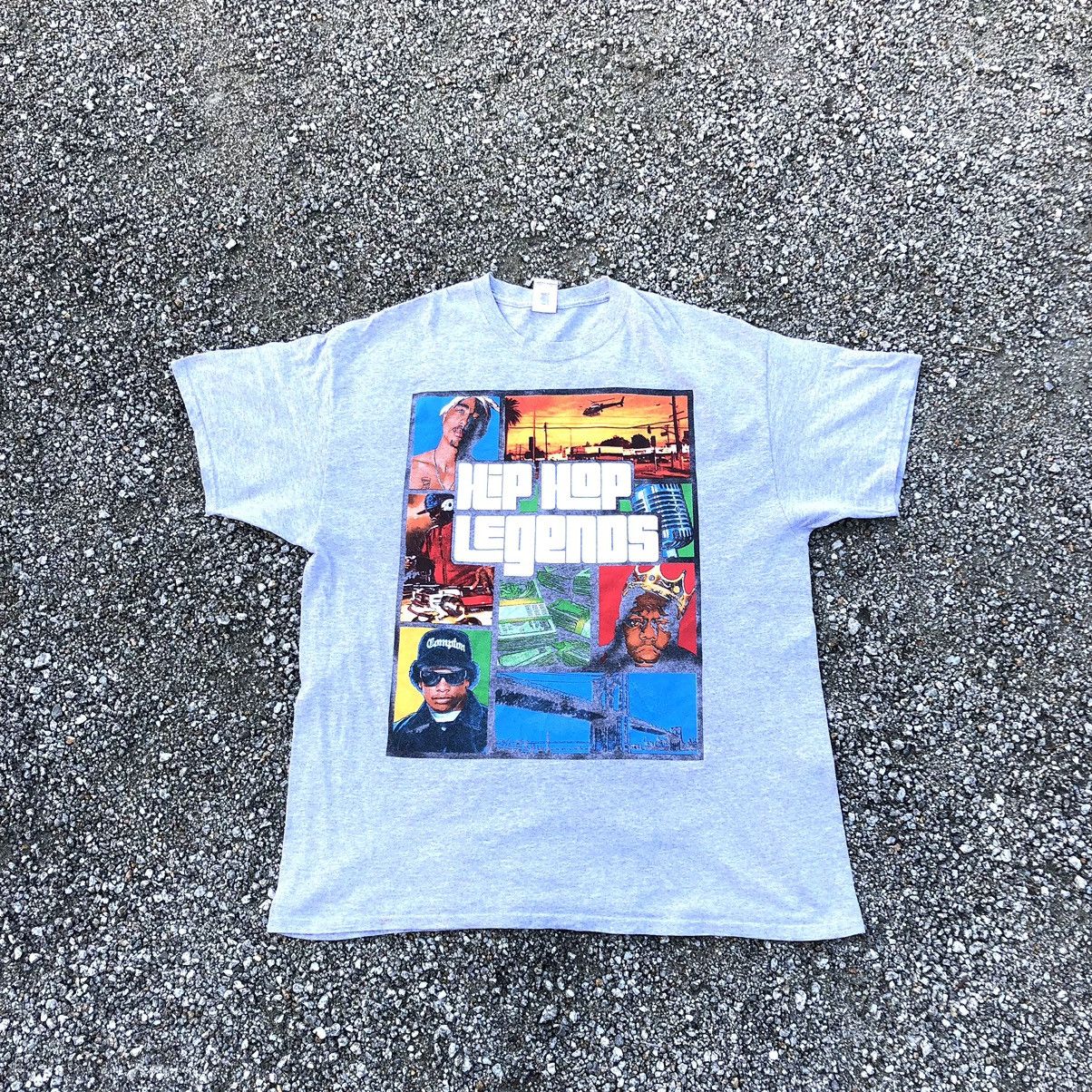Band Tees Vintage Hip Hop Legends Rare T Shirt Size US XL / EU 56 / 4 - 2 Thumbnail