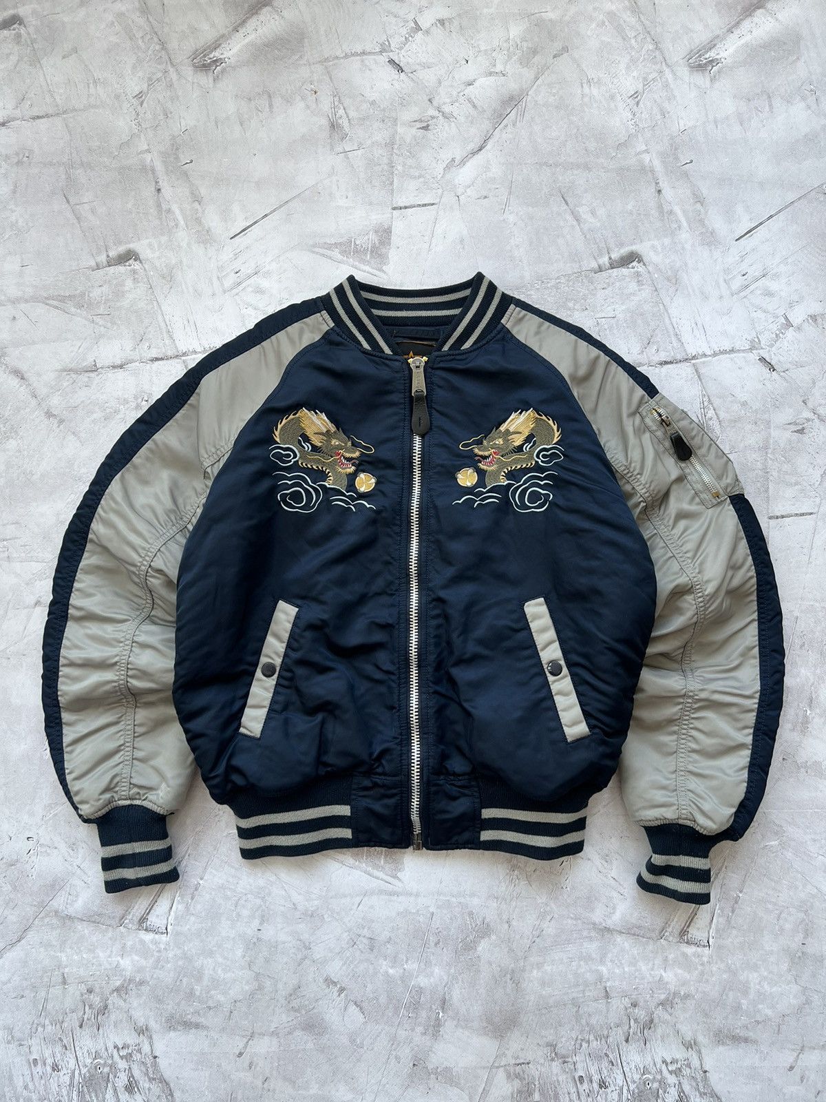 Alpha Industries Alpha Industries Japanese Dragon Bomber Grailed