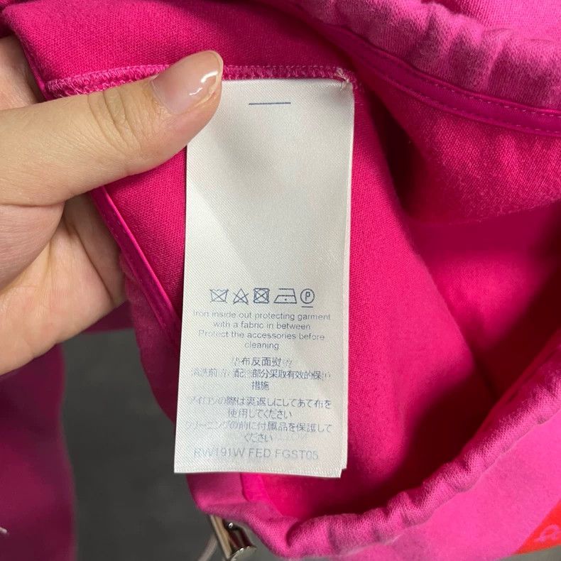 Louis Vuitton Louis Vuitton Pink graphic printed drawstring hoodie Size XS / US 0-2 / IT 36-38 - 4 Thumbnail