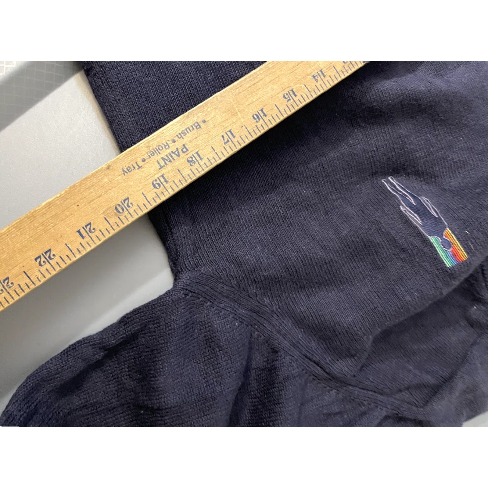 Izod VINTAGE IZOD Club Golf V-Neck Sweater Blue Men's M United States Cotton Knit Pullover Long Sleeve Solid Logo 70s Outdoor Preppy USA Mens Size US M / EU 48-50 / 2 - 6 Thumbnail
