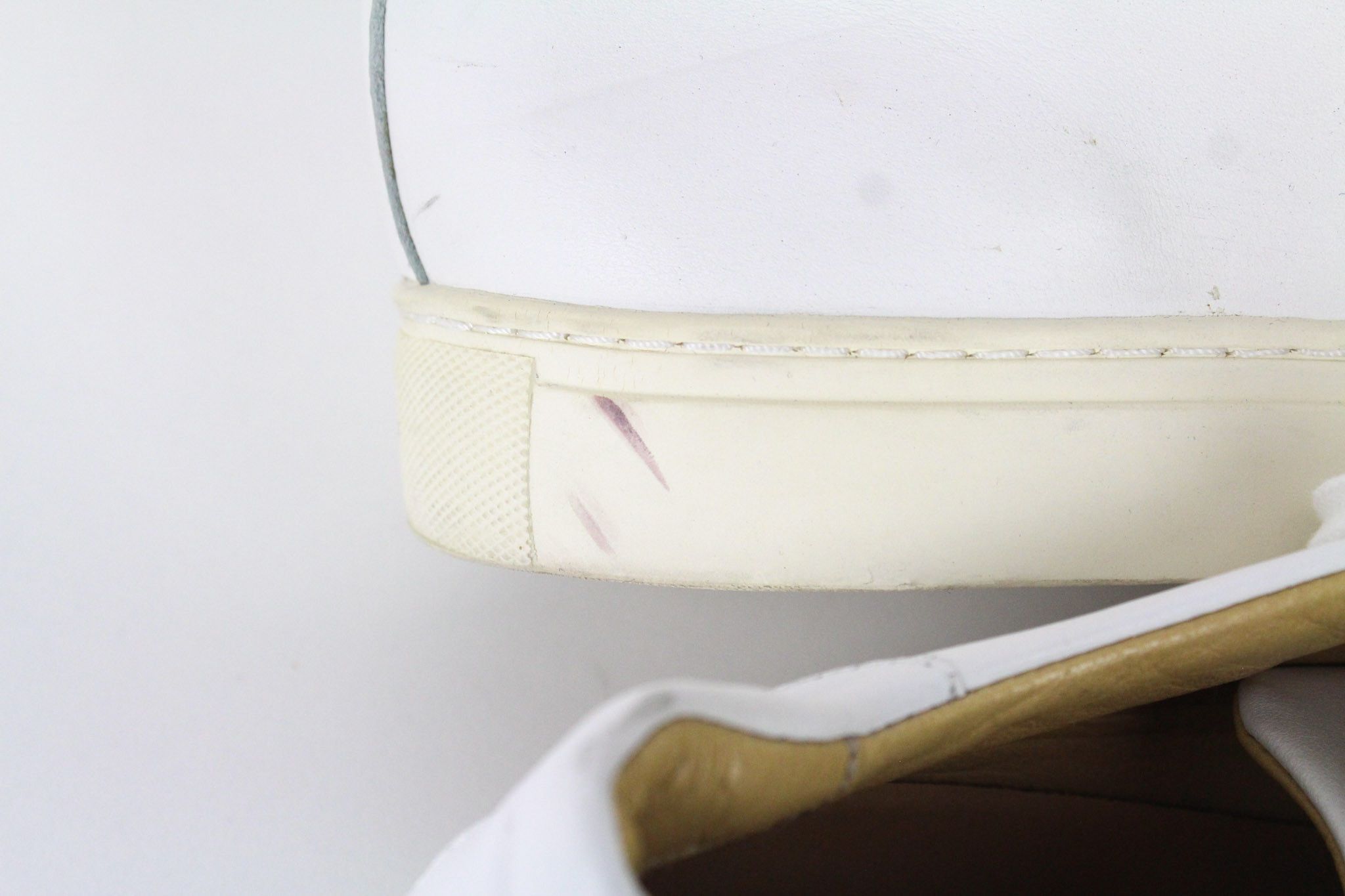 Suitsupply EU44 White Leather Leisure Low-Top 72667 Size US 11 / EU 44 - 9 Thumbnail