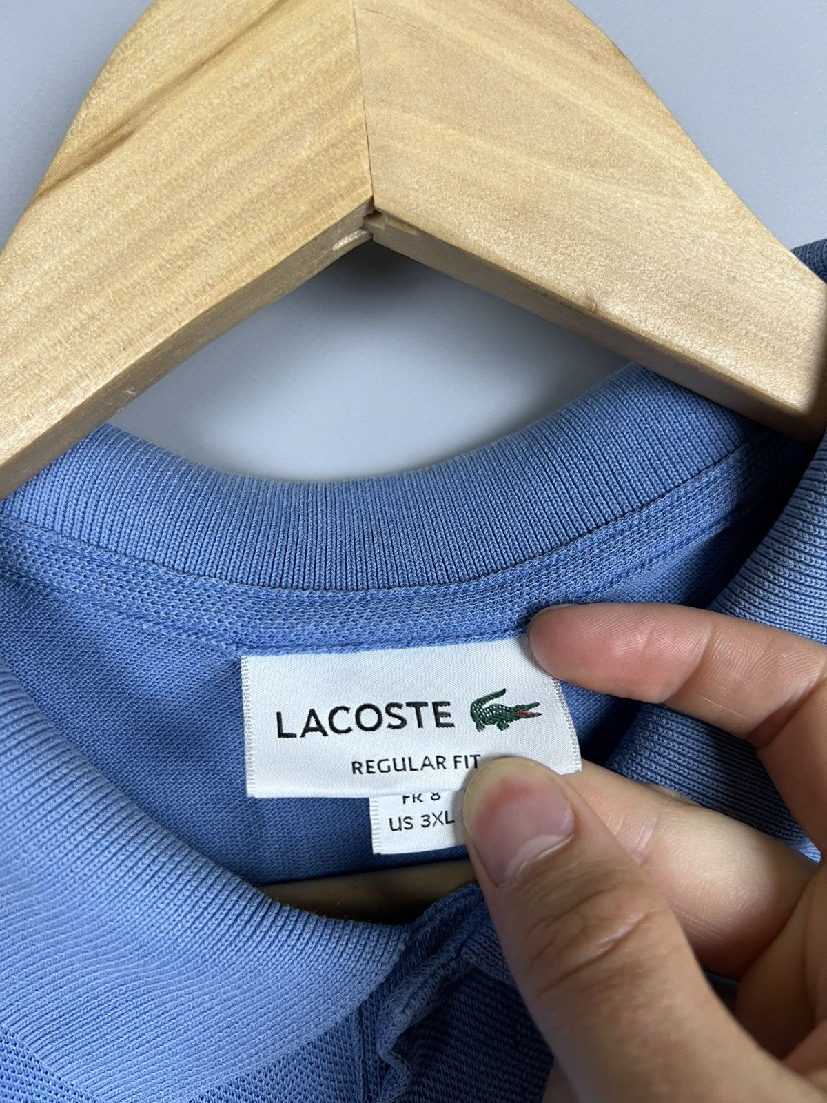 Lacoste Lacoste Big Logo print Short Sleeve Polo Shirt Size US XXL / EU 58 / 5 - 2 Thumbnail