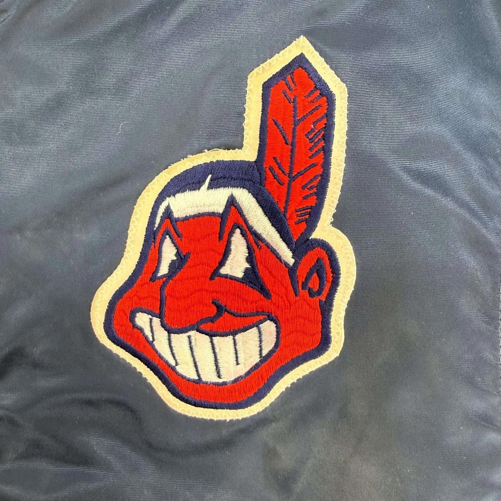 Starter Starter Indians Jacket Large Used Size US L / EU 52-54 / 3 - 3 Thumbnail