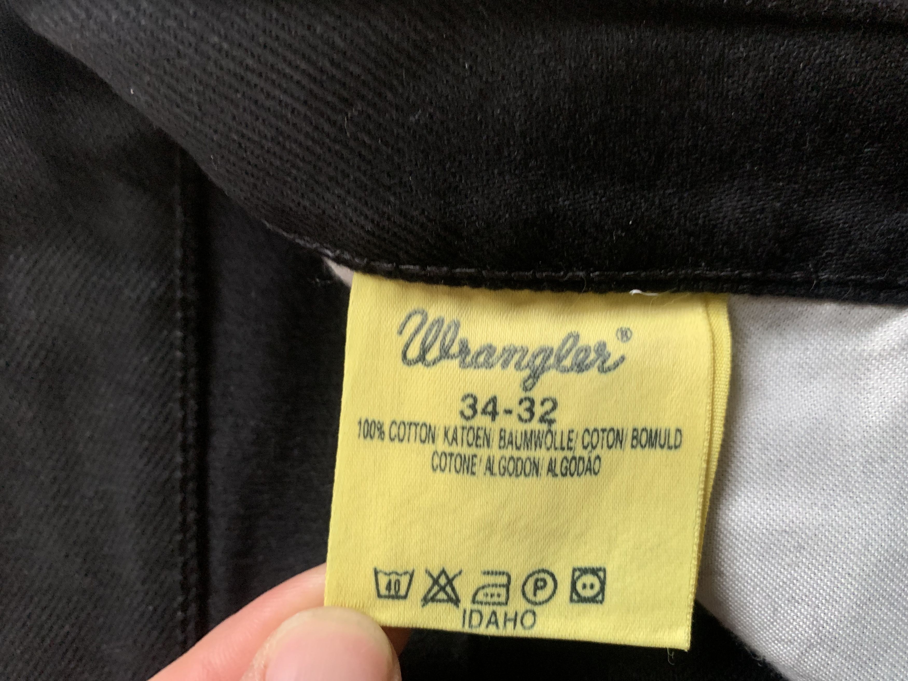 Wrangler Vintage Wrangler Black Denim Jeans Size US 34 / EU 50 - 9 Thumbnail