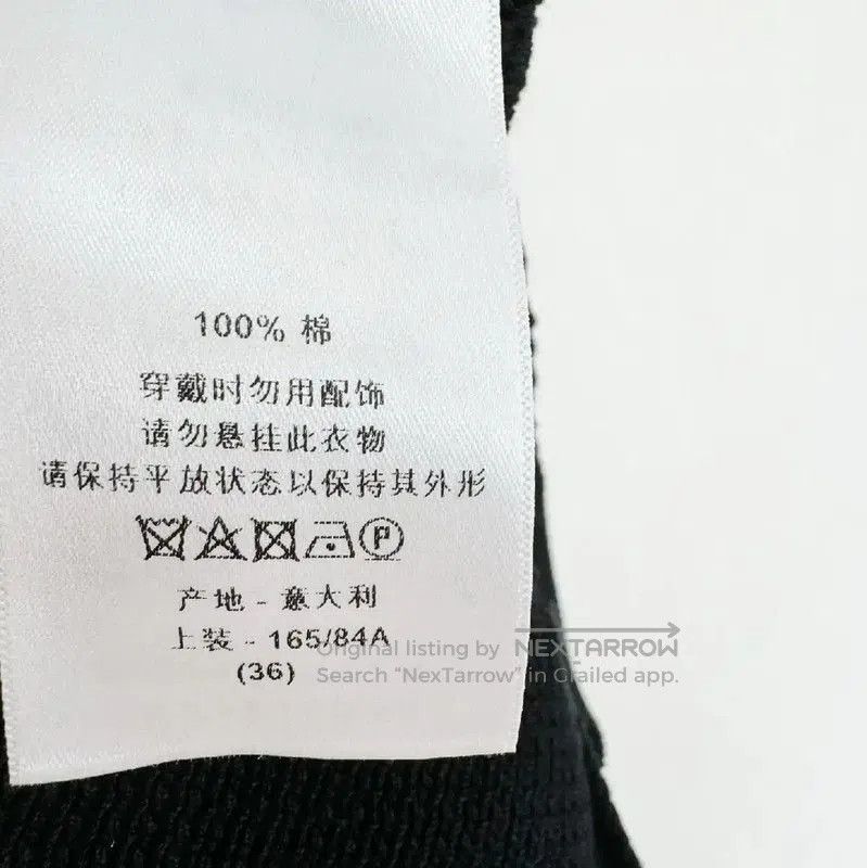 Dior Dior Black Cotton Long Sleeve Pullover Sweater . Size S / US 4 / IT 40 - 4 Thumbnail