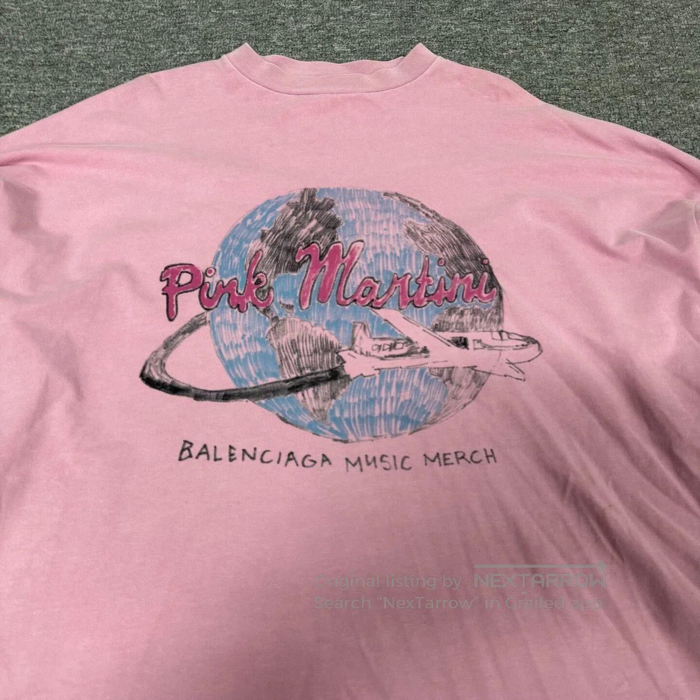 Balenciaga Balenciaga x Pink Martini Long Sleeve T-shirt. Size US M / EU 48-50 / 2 - 5 Thumbnail