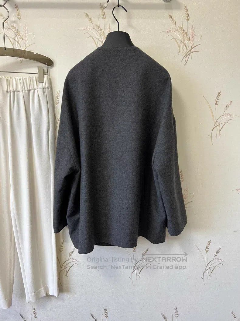 The Row The Row size 6 Premium dark grey wool overcoat Size M / US 6-8 / IT 42-44 - 3 Thumbnail