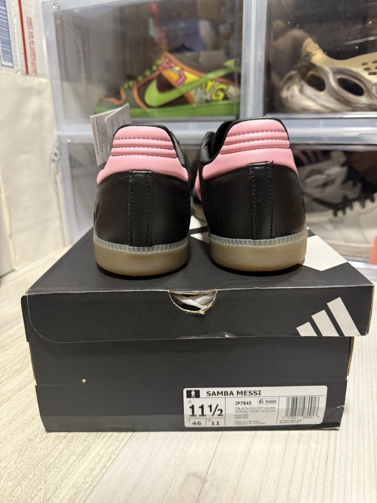 Adidas Adidas Samba Inter Miami CF Messi Size US 11.5 / EU 44-45 - 5 Thumbnail