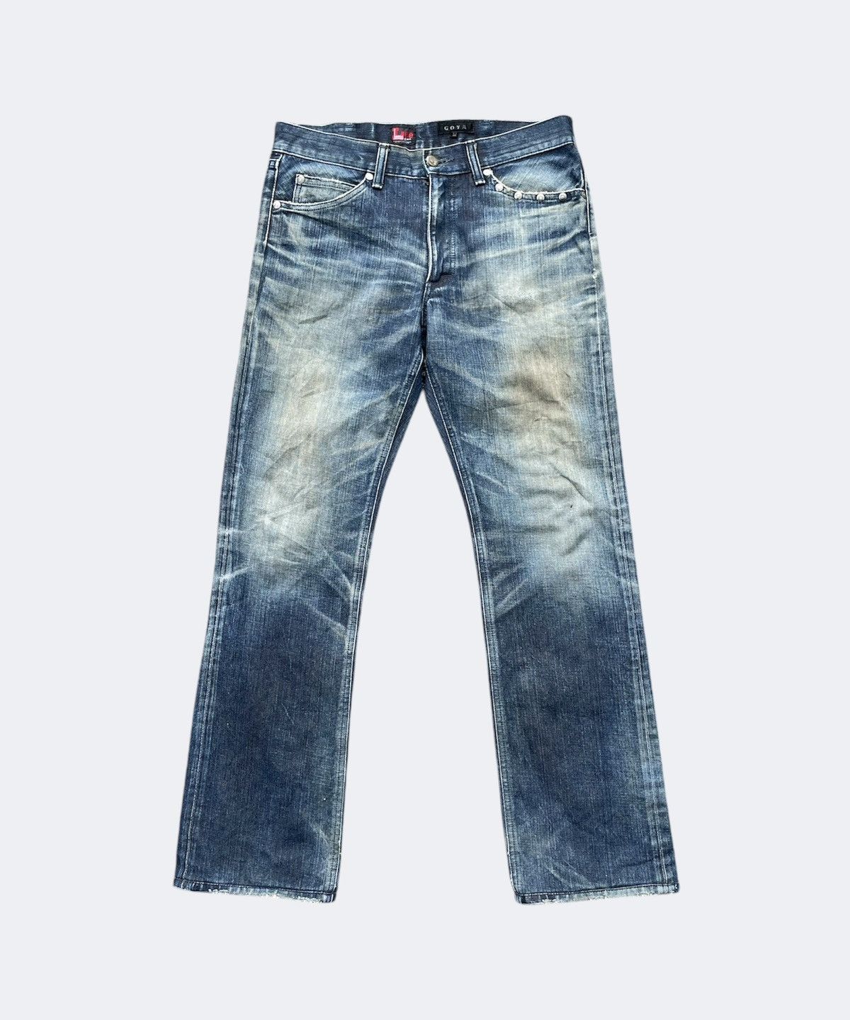 Lee 🔥Accept Binding Offer🔥 Disstressed Lee Denim jeans Vintage Size US 29 - 1 Thumbnail