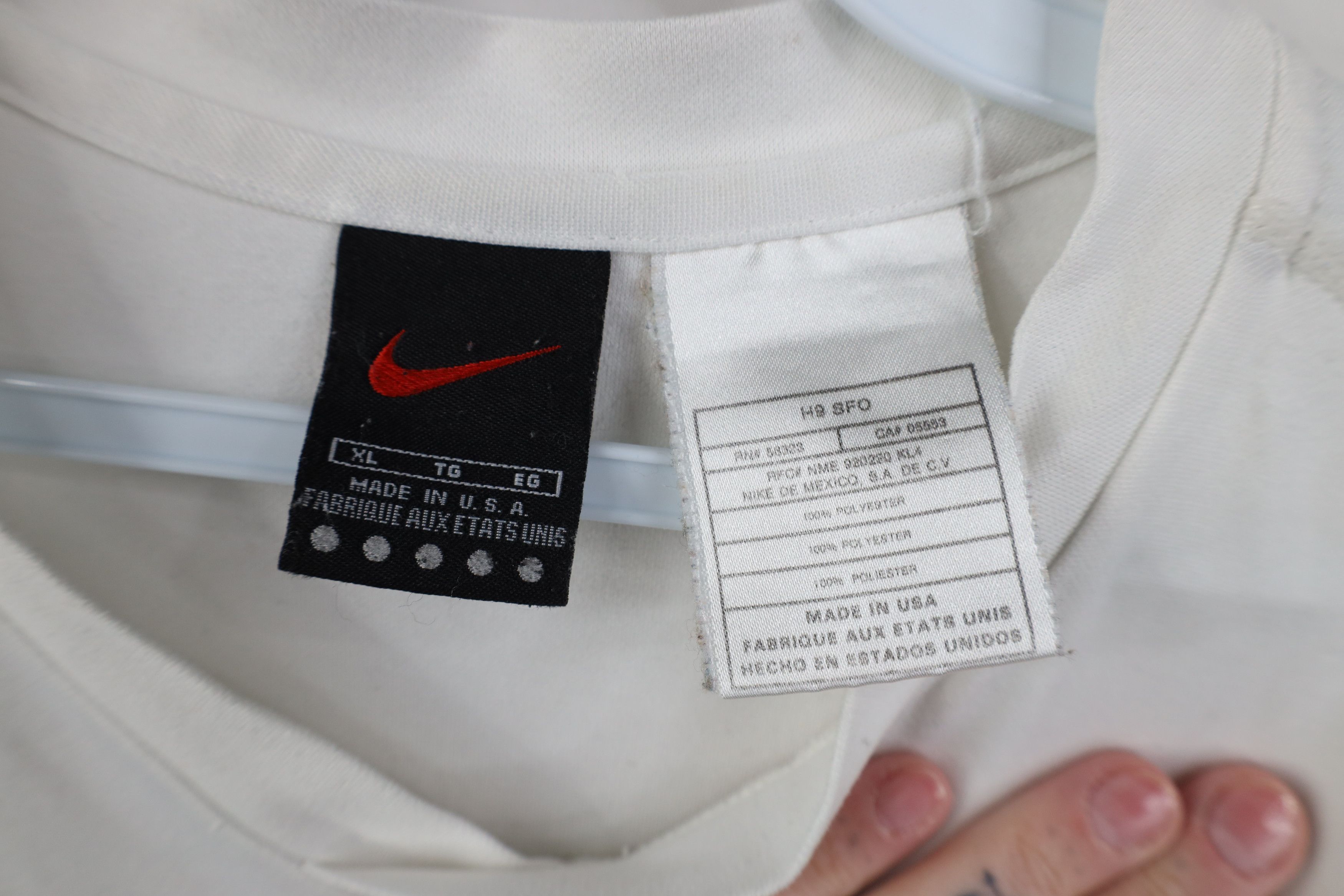 Nike Vintage Y2K Nike Travis Scott Center Swoosh Knit T-Shirt USA Size US XL / EU 56 / 4 - 11 Thumbnail