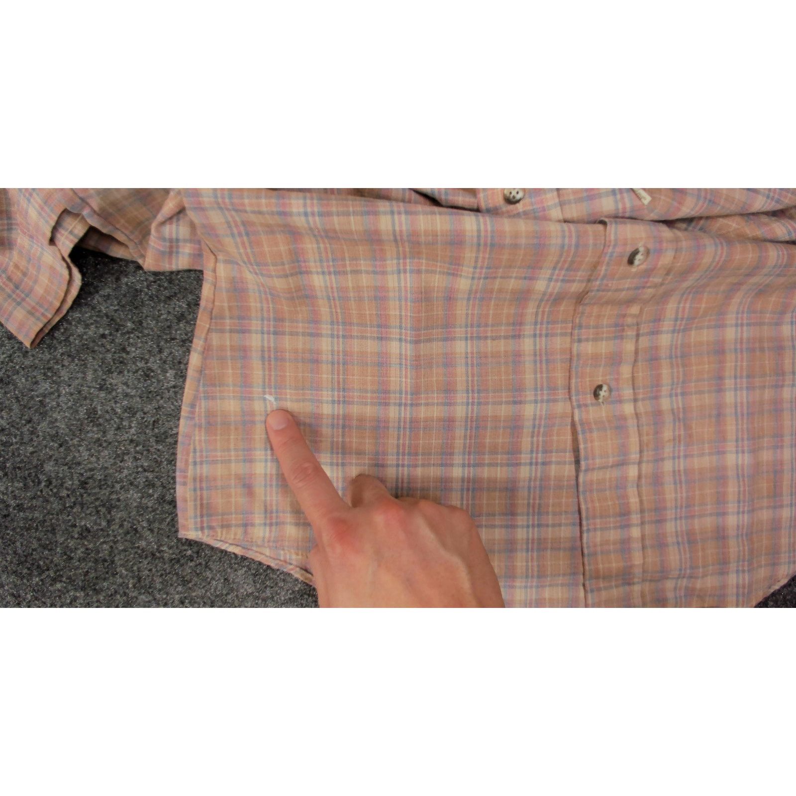 Levi's 80s Levi's White Tab Single Stitch Pastel Plaid Shirt S/M Size US M / EU 48-50 / 2 - 13 Thumbnail