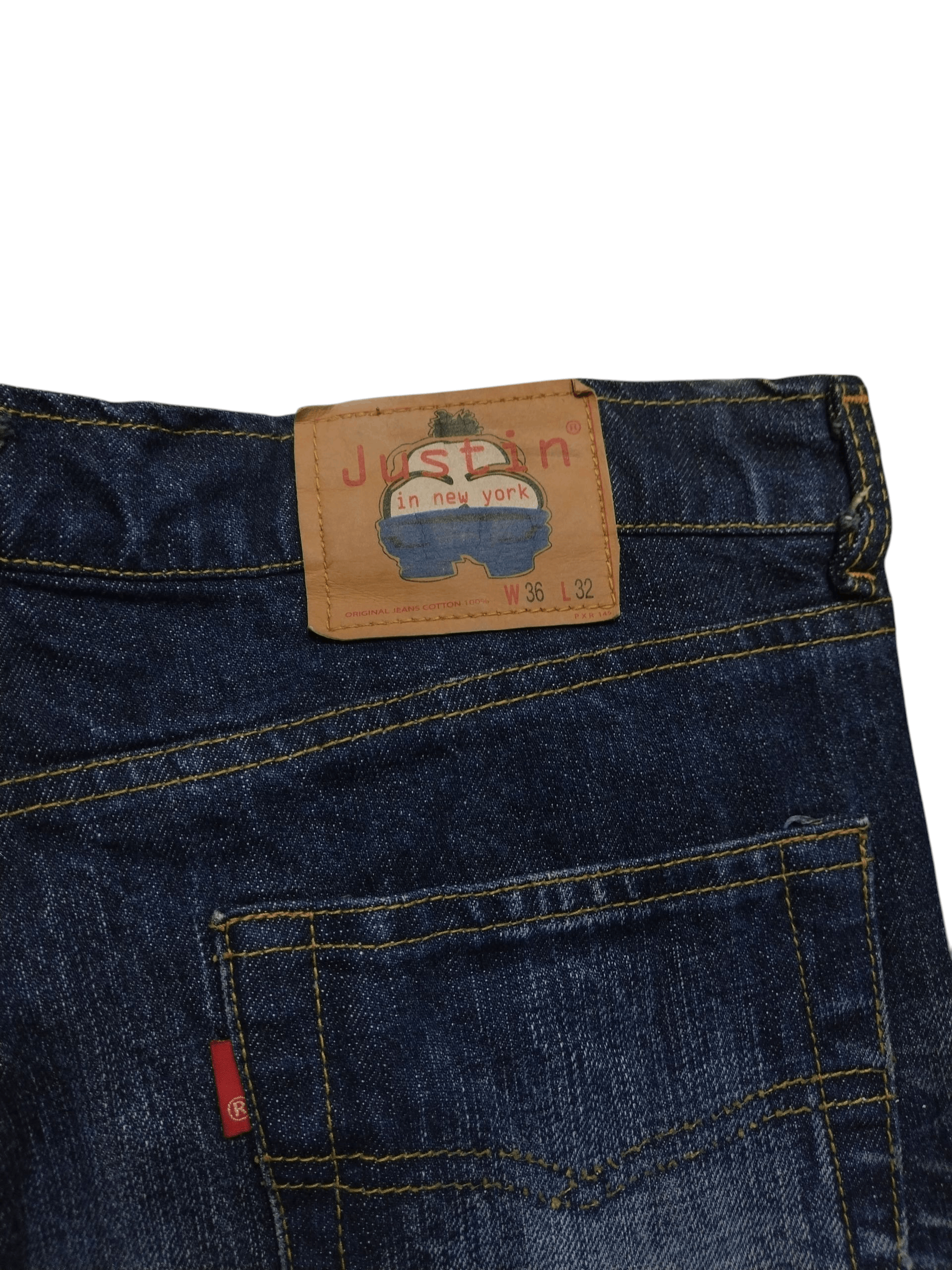 Justin Marvelous awesome Distressed like new Justin BOOT CUT jeans Size US 34 / EU 50 - 18 Thumbnail