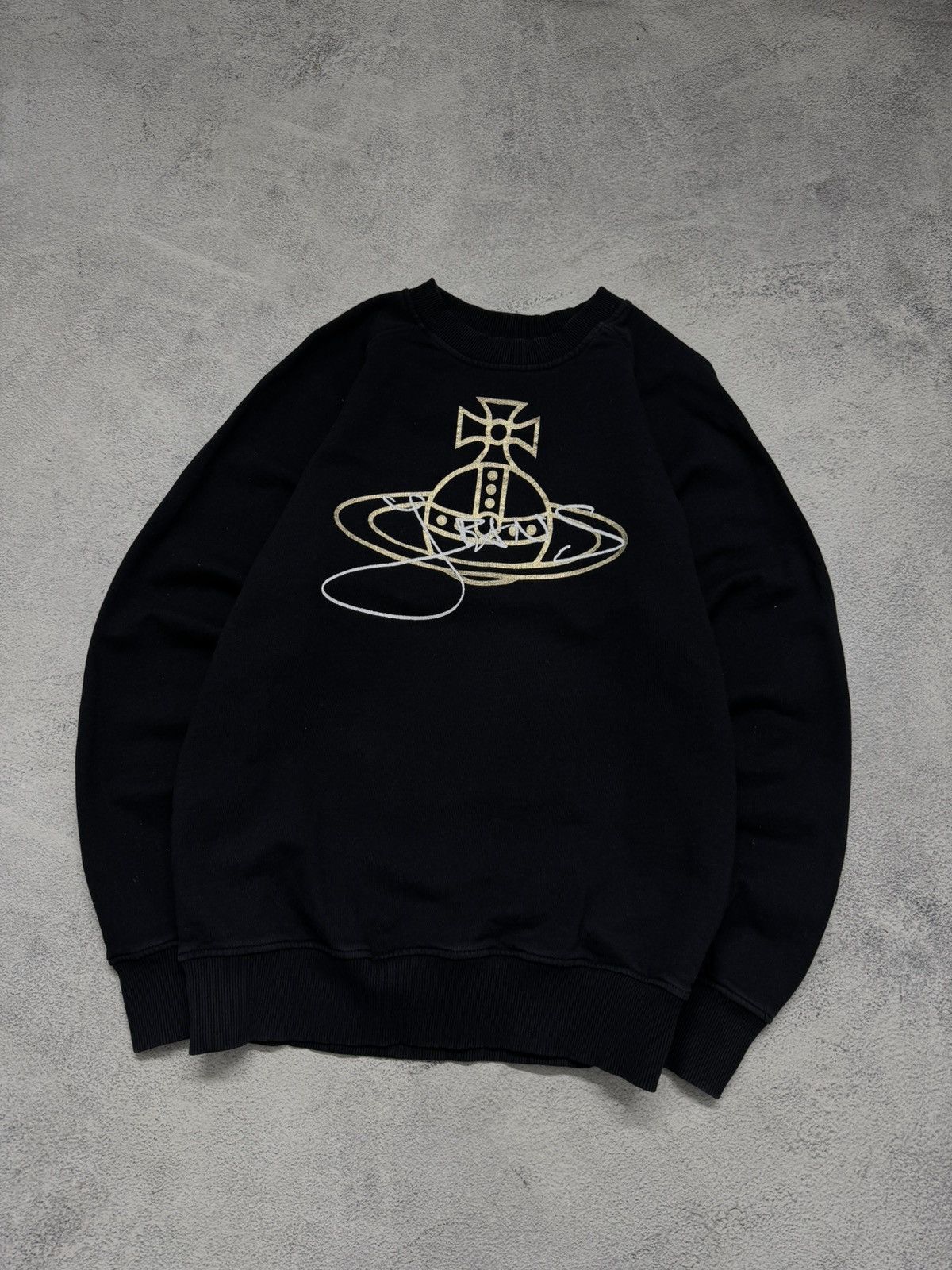 Vivienne Westwood Vivienne Westwood big gold orb sweatshirt anglomania Size M / US 6-8 / IT 42-44 - 1 Thumbnail