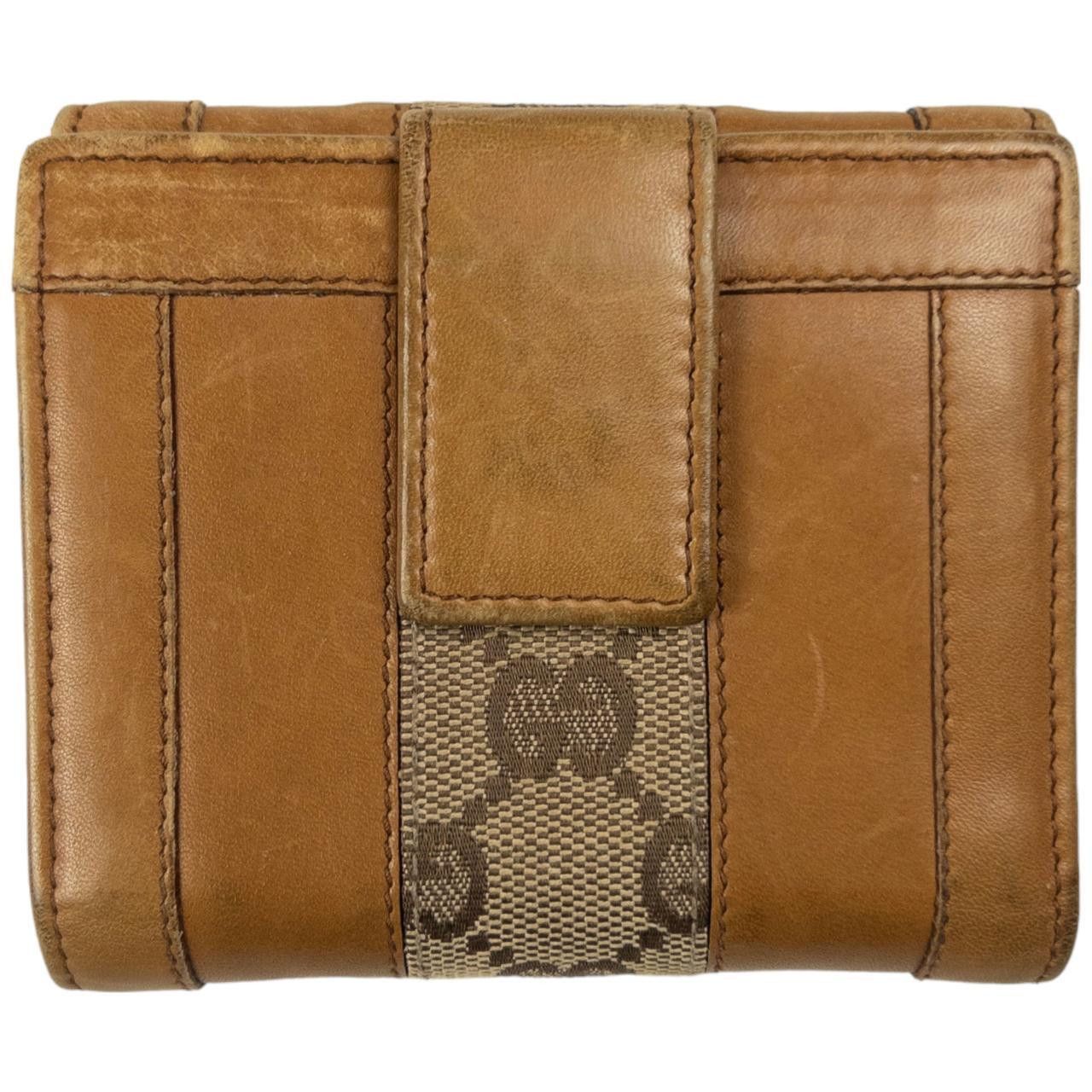 Gucci Vintage Gucci Monogram Leather Wallet Size ONE SIZE - 2 Thumbnail