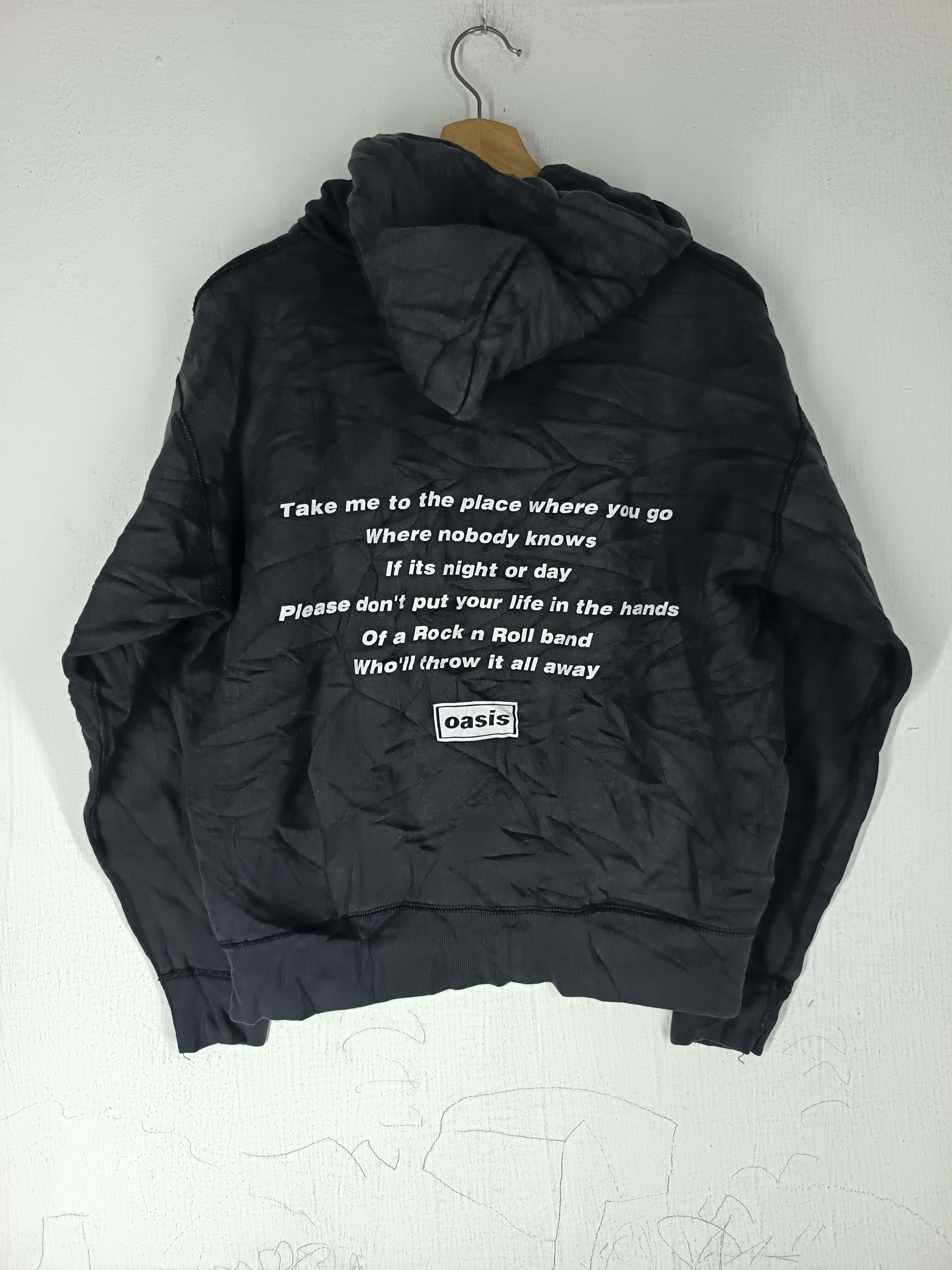ADAM ET ROPE × Band Tees Oasis Don't Look Back In Anger by Adam et Rope Hoodie Size US M / EU 48-50 / 2 - 5 Thumbnail