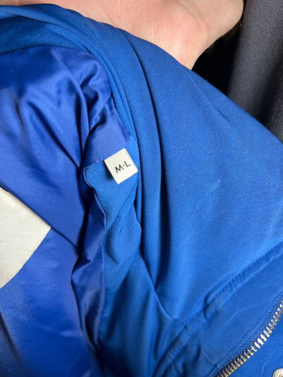 AMI AMI Paris Ami de Coeur-Patch Padded Jacket Blue Size US L / EU 52-54 / 3 - 6 Thumbnail