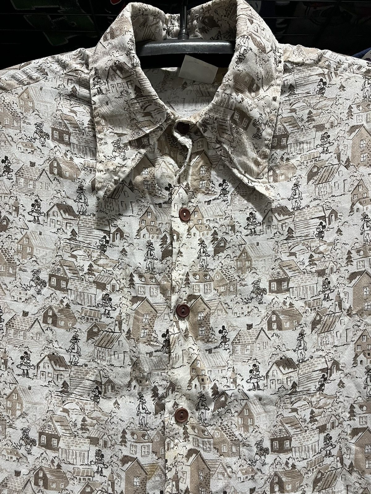 Disney Mickey & Friends Kennington x Disney Cartoon Shirt 90s Size US L / EU 52-54 / 3 - 3 Thumbnail