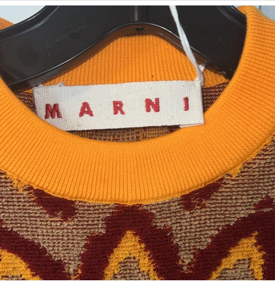 Marni Marni Girocollo Optical Jacquard Lava Sweater Size XS / US 0-2 / IT 36-38 - 2 Thumbnail