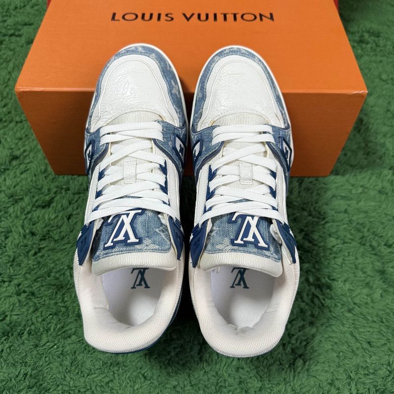Louis Vuitton Louis Vuitton Denim Low-Top Fashion Sneakers -2508 Size US 8 / IT 38 - 7 Thumbnail