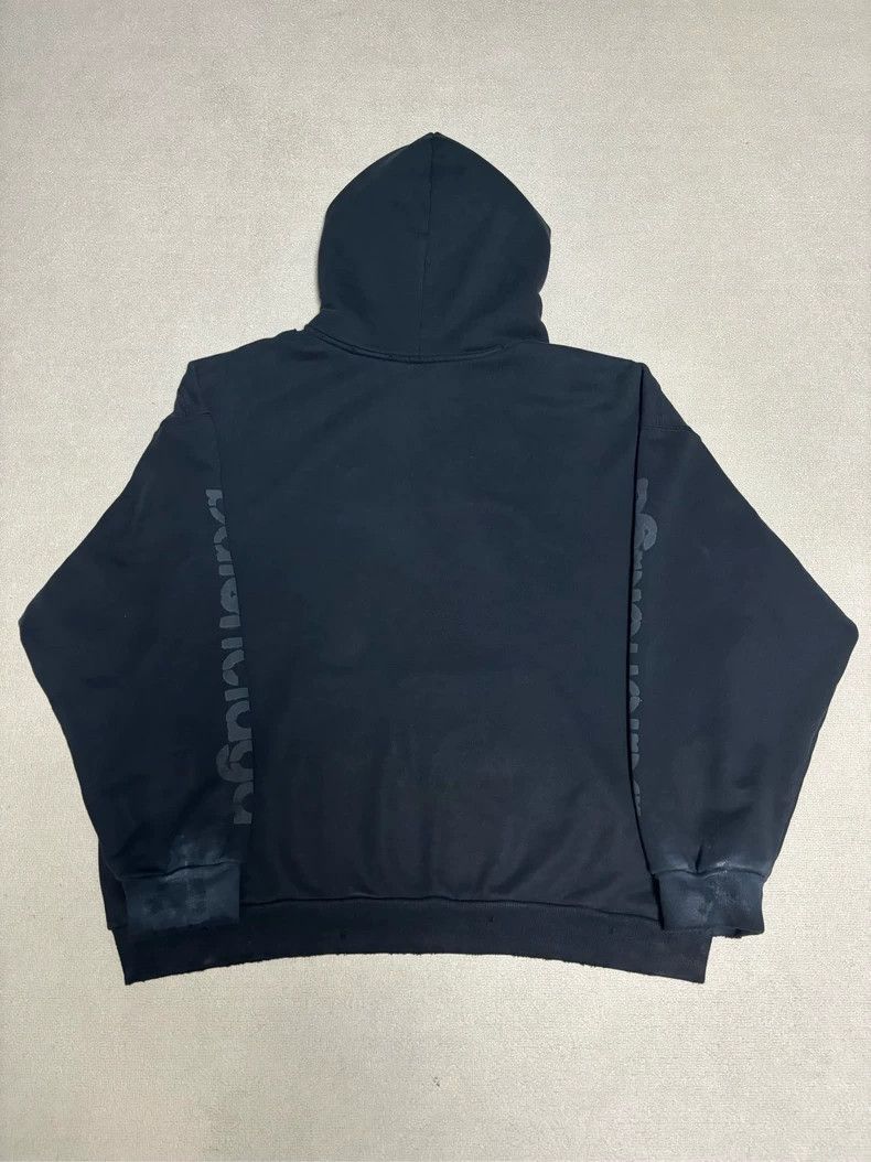 Balenciaga Balenciaga 24x3B ink-splashed old hoodie 2502-Nextarrow Size US L / EU 52-54 / 3 - 3 Thumbnail