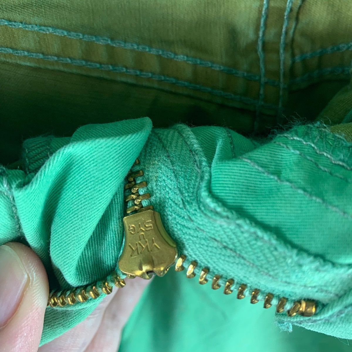 7 For All Mankind 7 FOR ALL MANKIND green colour jeans Size US 35 - 14 Thumbnail