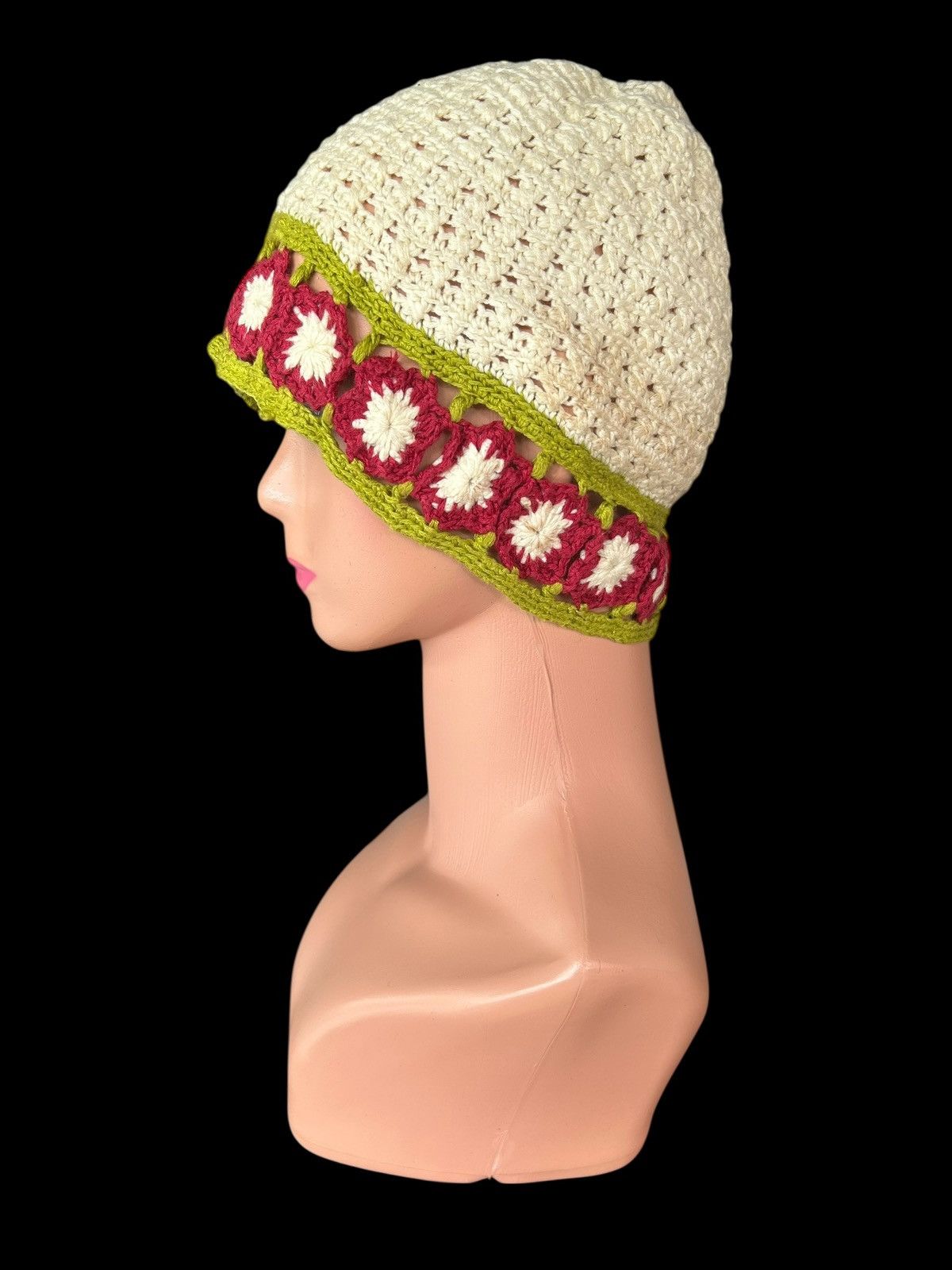 Kapital Crochet Knitted Handmade Beanie Hats Size ONE SIZE - 5 Thumbnail