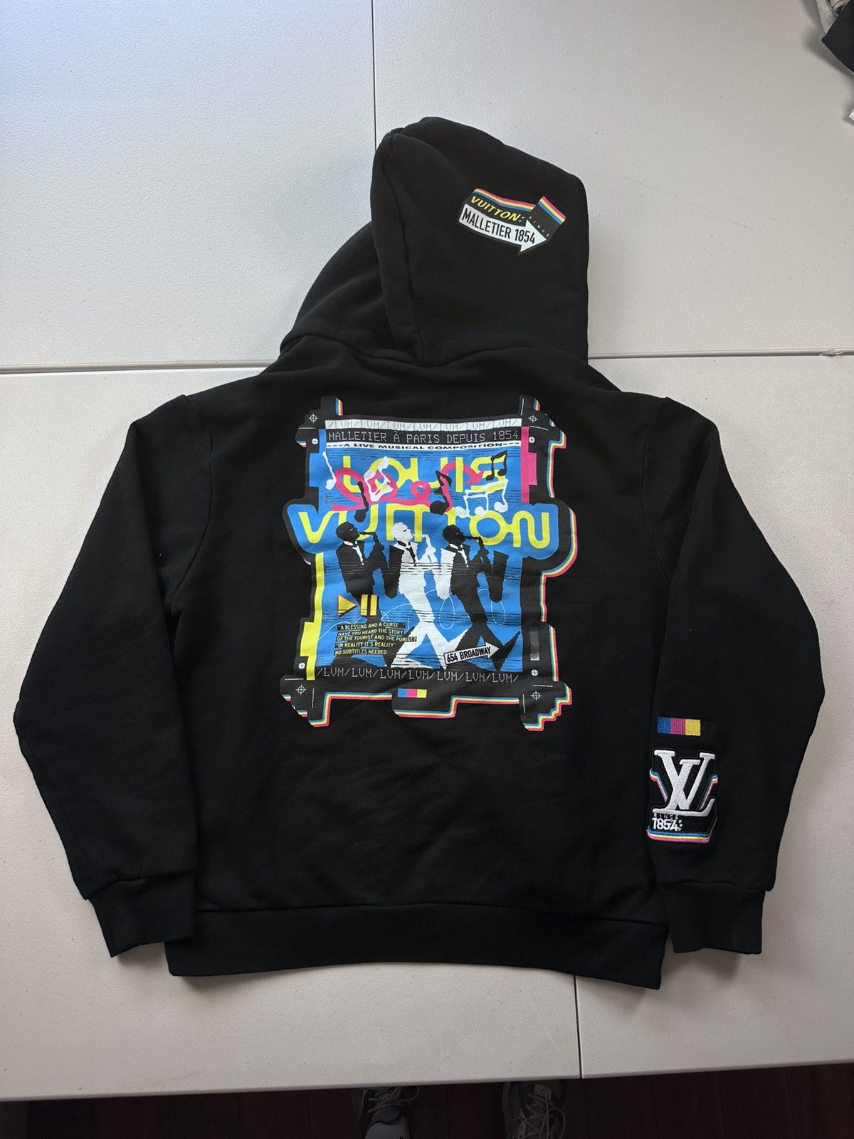 Louis Vuitton Louis Vuitton Jazz Multi Logo Hoodie | Grailed