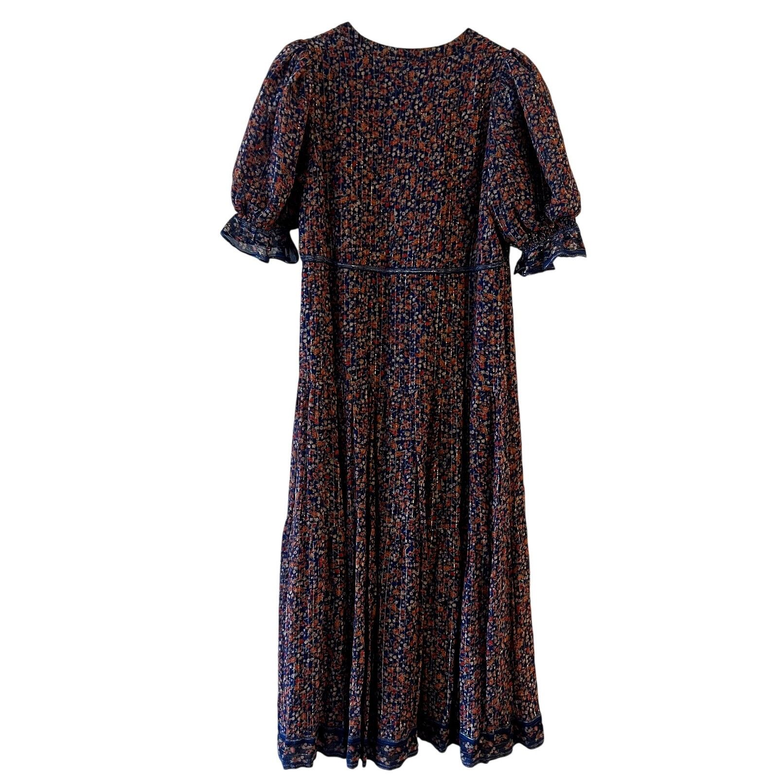 Saylor saylor lyna maxi floral dress size L blue red CL Size L / US 10 / IT 46 - 4 Thumbnail