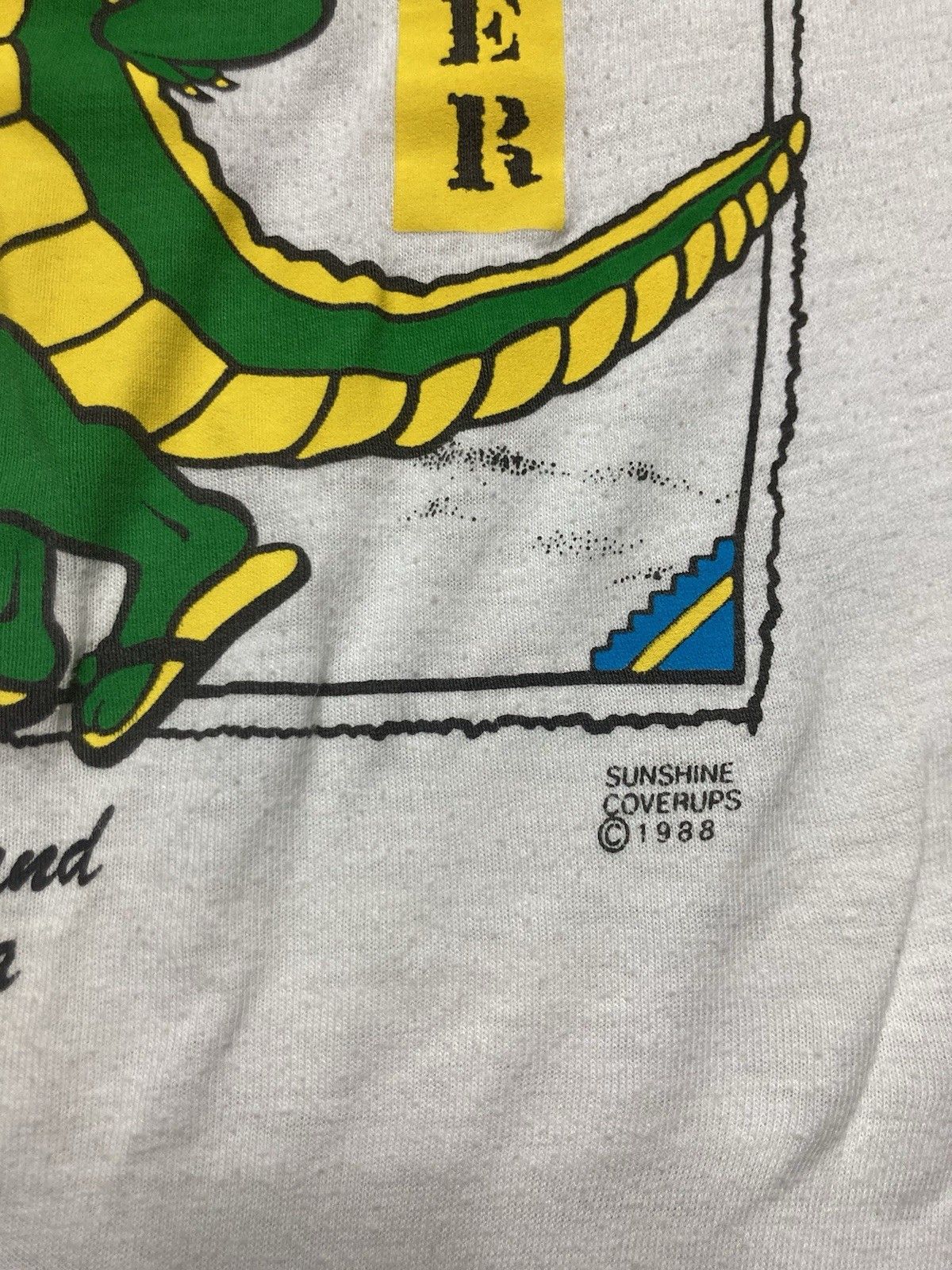 Vintage 80s graphic t shirt sunshine beach club surf gator florida M Size US M / EU 48-50 / 2 - 3 Thumbnail