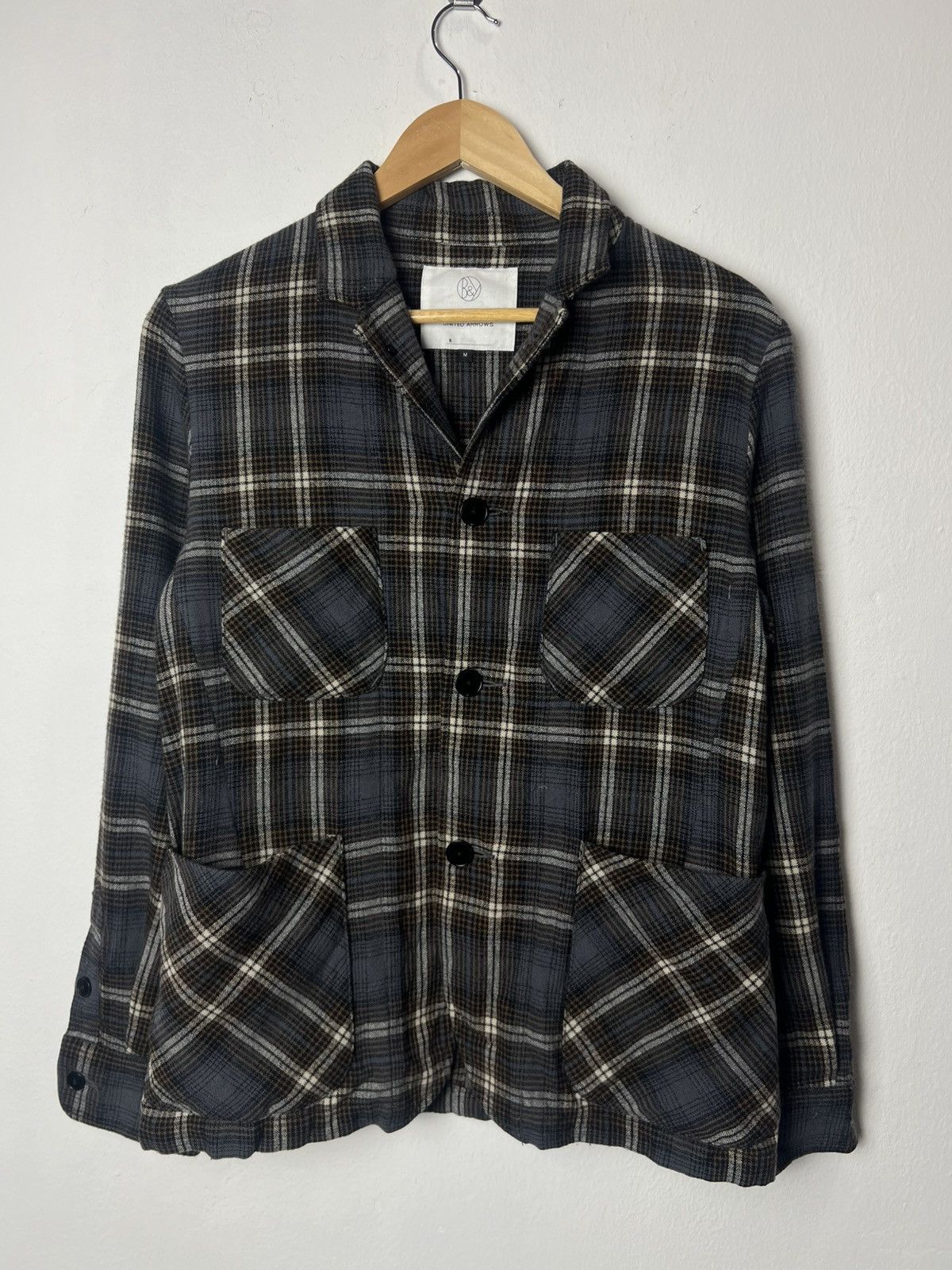 United Arrows Beauty & Youth United Arrows Plaid Flannel Jacket Size US M / EU 48-50 / 2 - 1 Thumbnail