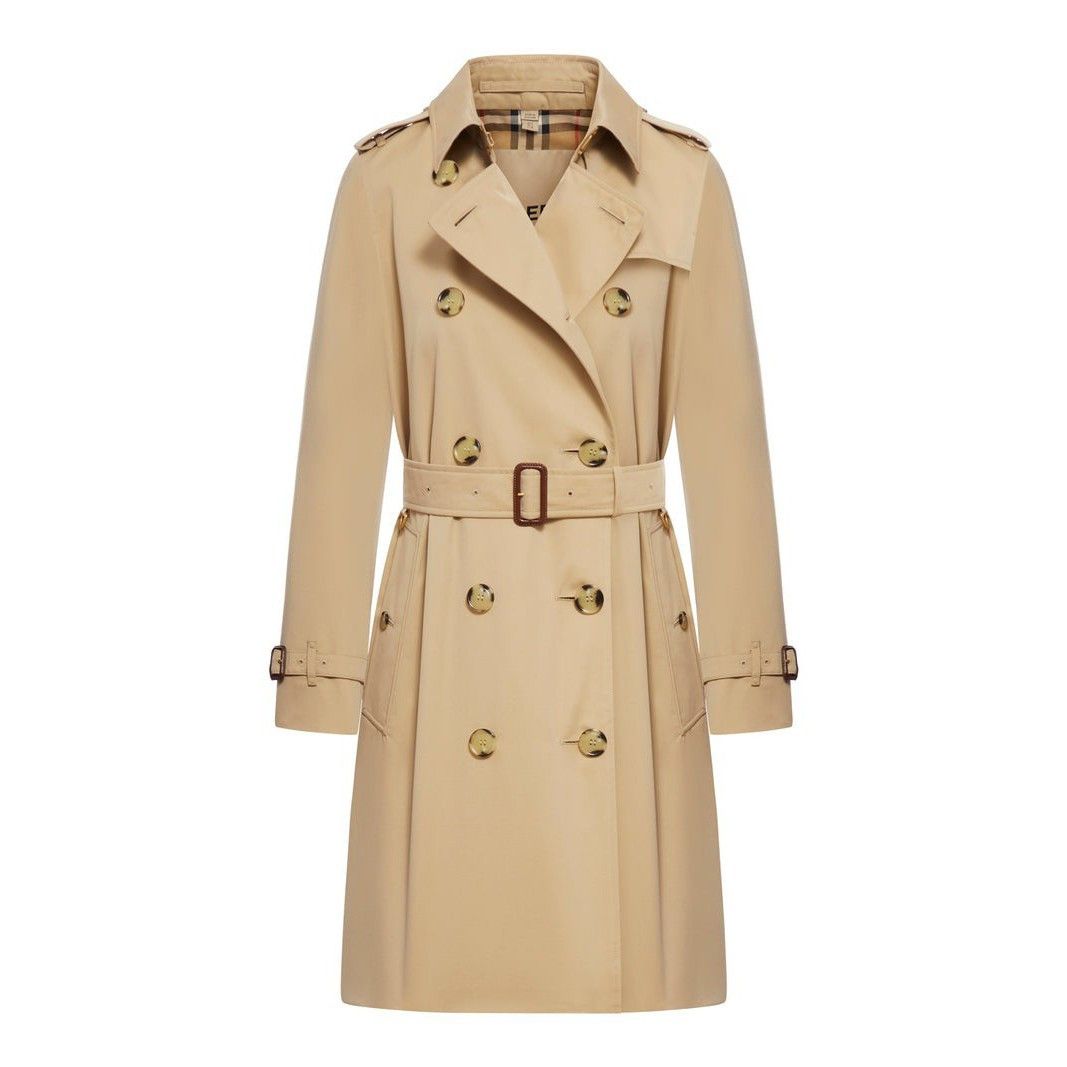 Burberry Kensington Honey Short Coat Women', Women's (Size Xs)