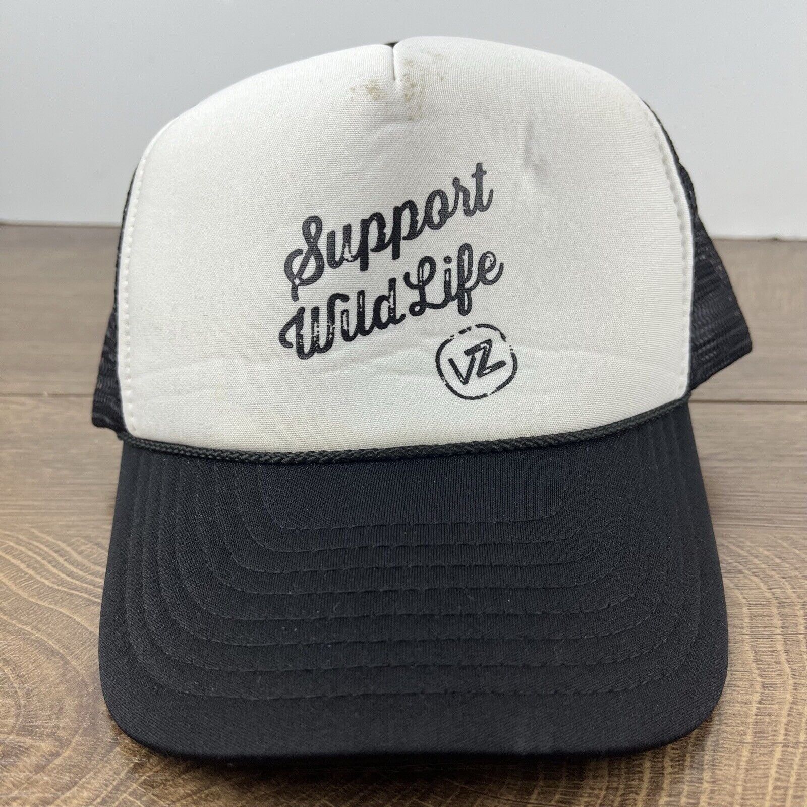 Other Support Wild Life Hat VZ White Cap Hat Adjustable Hat White Size ONE SIZE - 5 Thumbnail